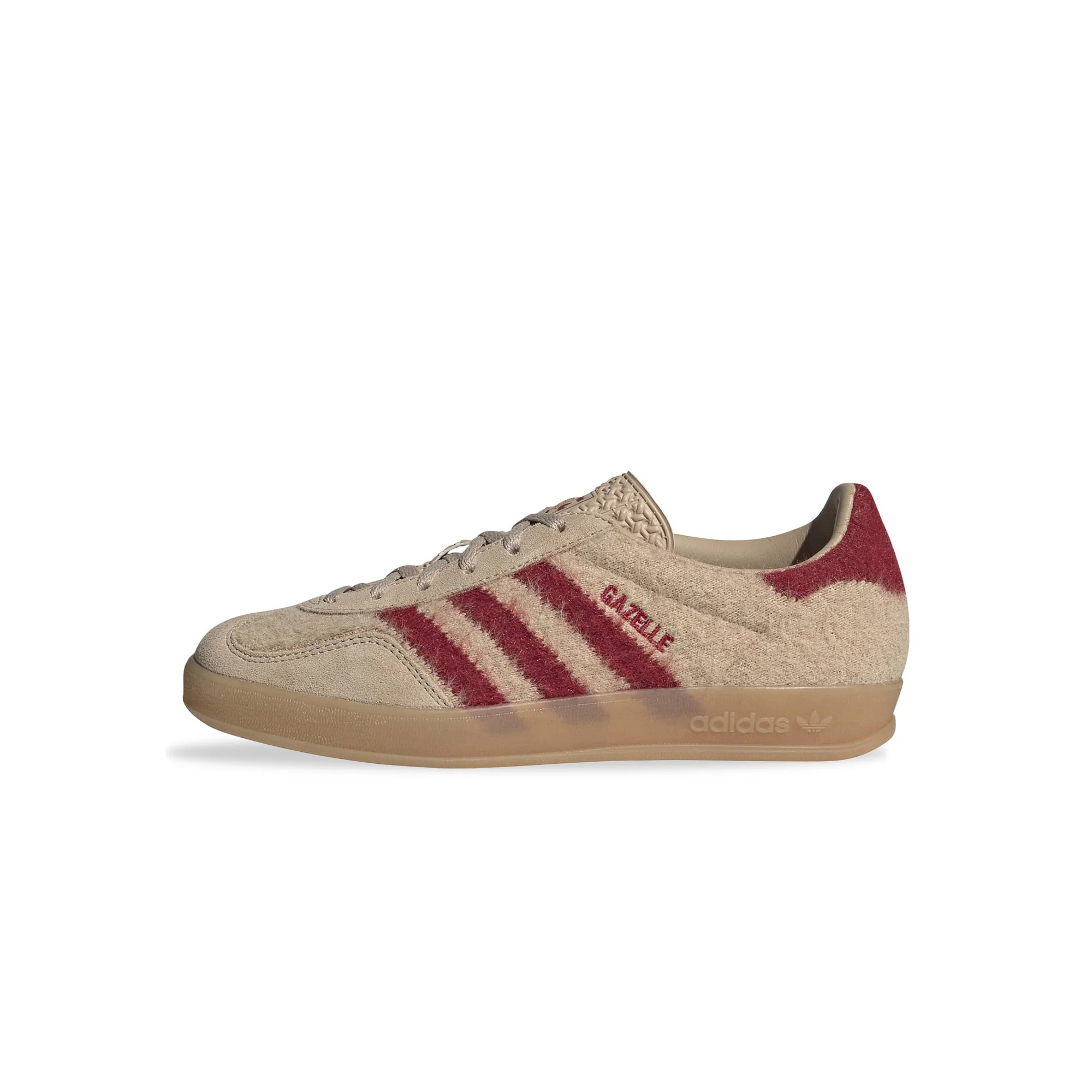 Womens adidas Gazelle Indoor 'Magic Beige/Team Victory Red'