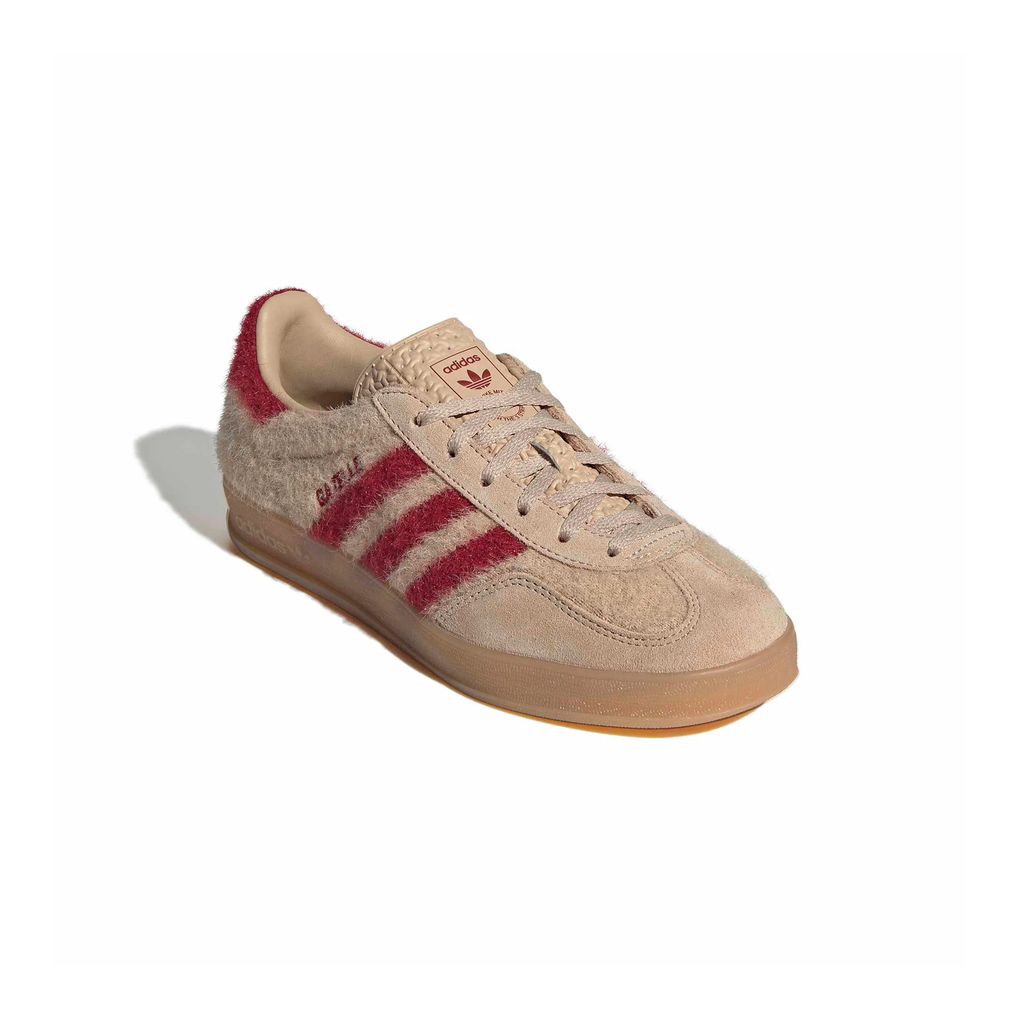 Womens adidas Gazelle Indoor 'Magic Beige/Team Victory Red' - Image 2