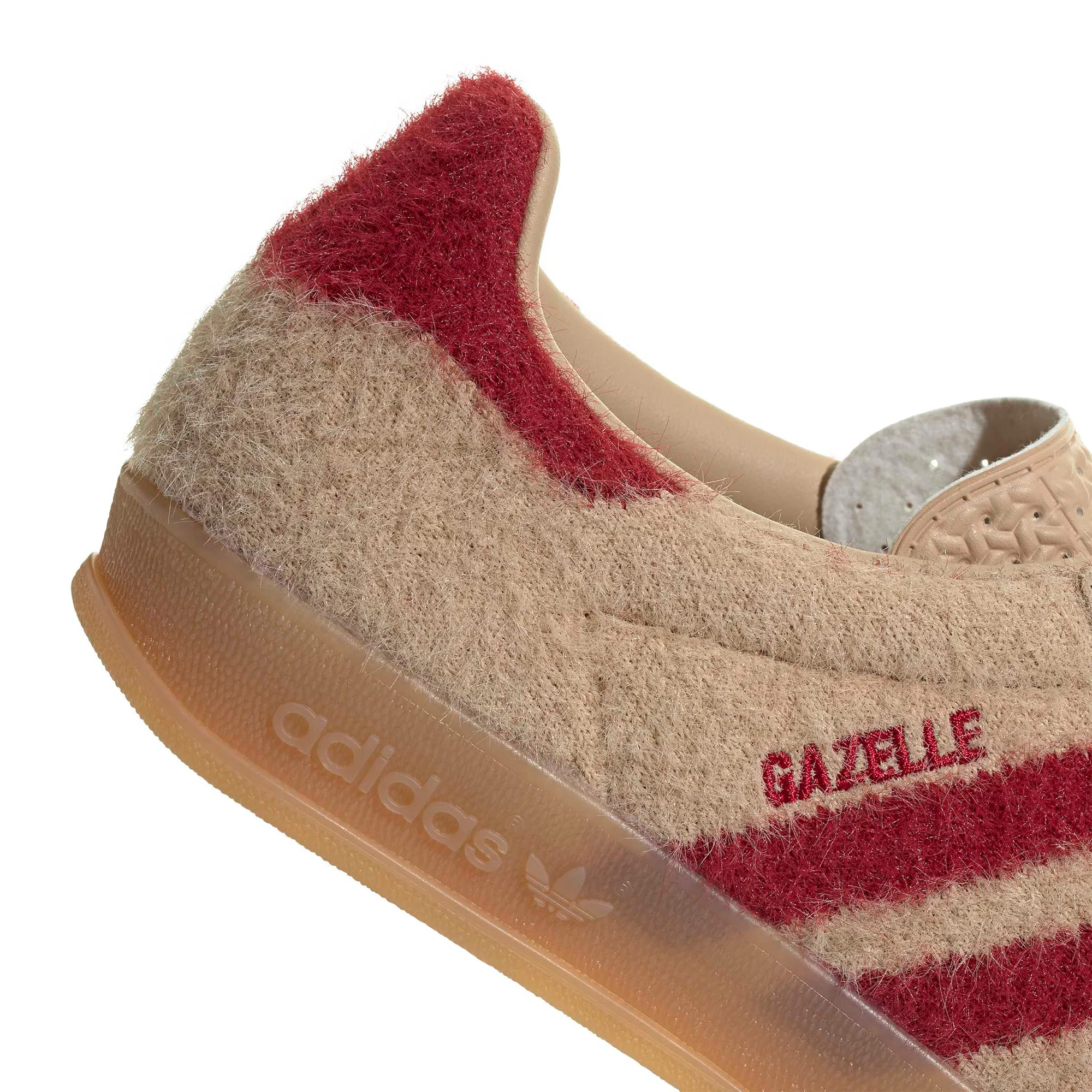 Womens adidas Gazelle Indoor 'Magic Beige/Team Victory Red' - Image 4