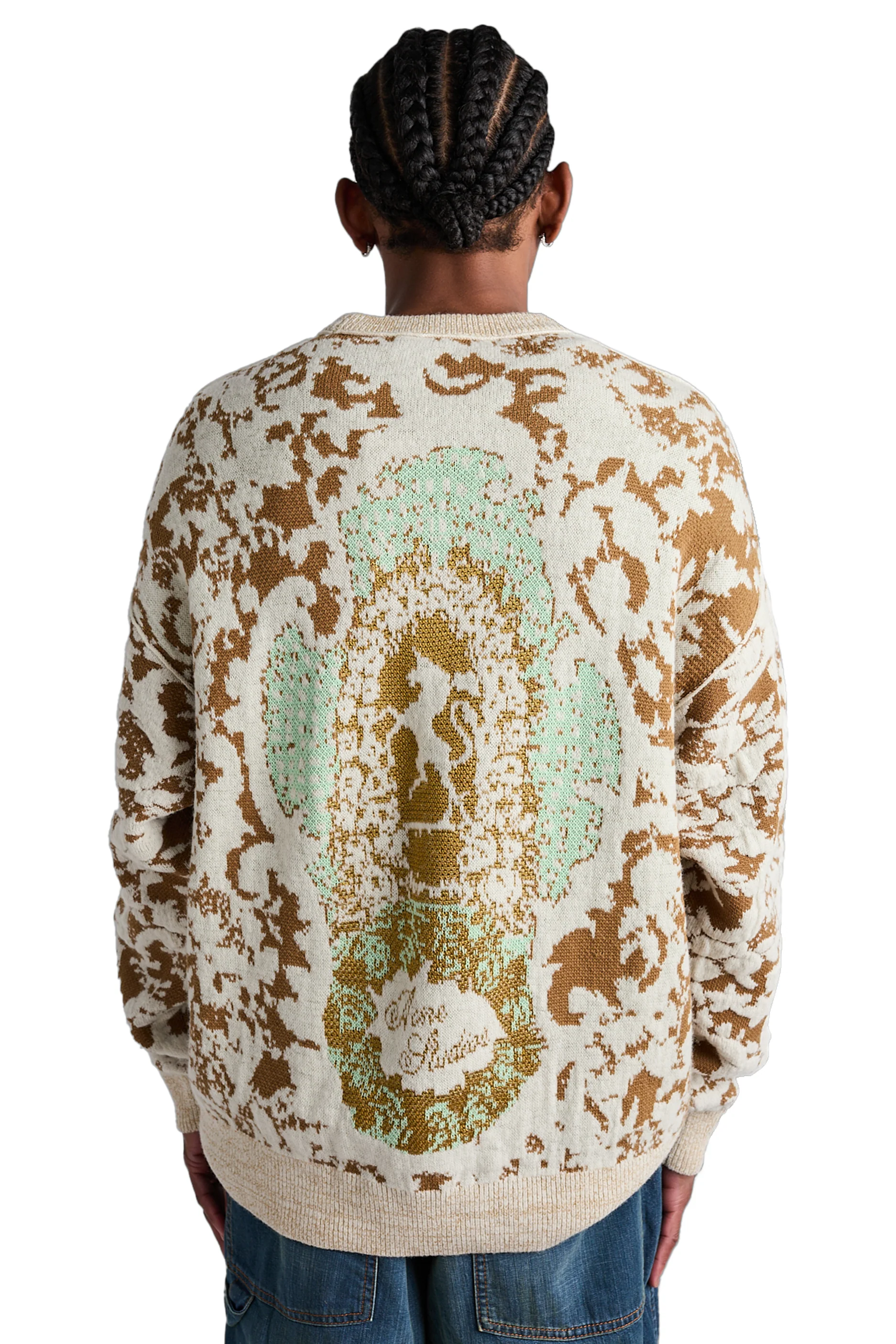 Acne Studios Jade Knit Sweater 'Jade Green/Off White' - Image 3