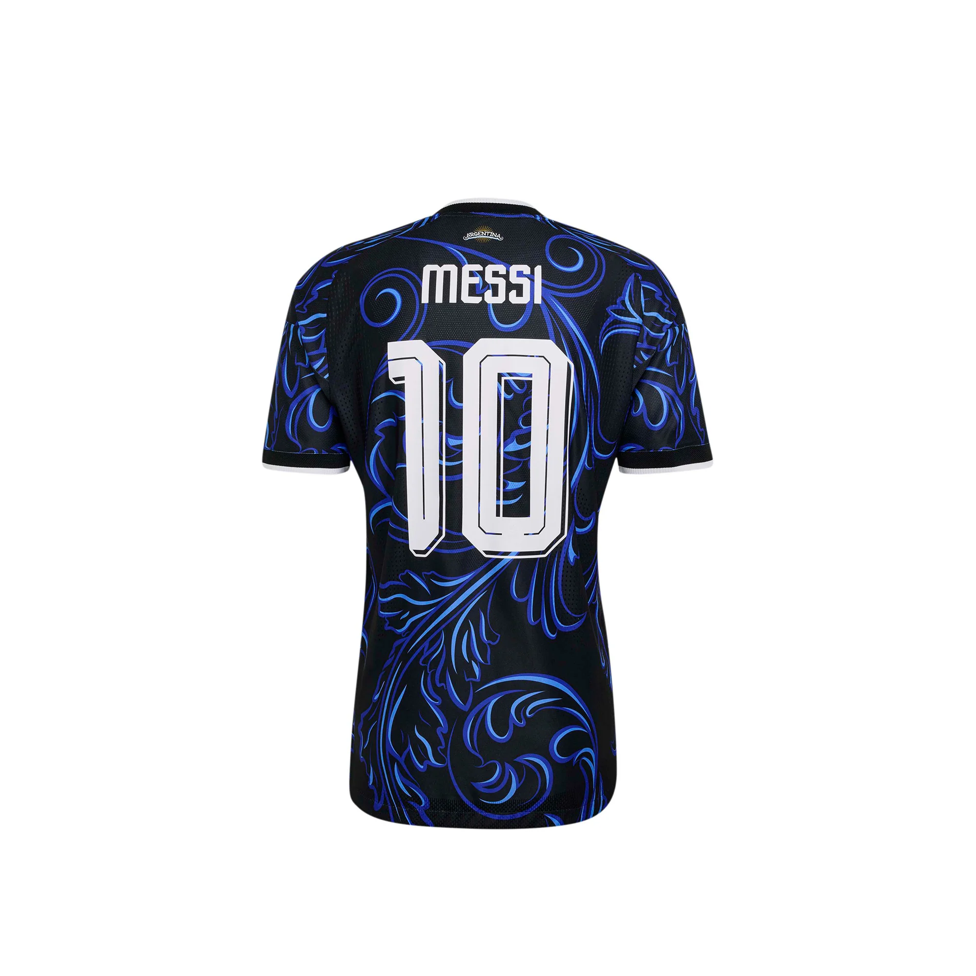 adidas AFA Away Jersey 'Black/Lucid Blue' - Image 2