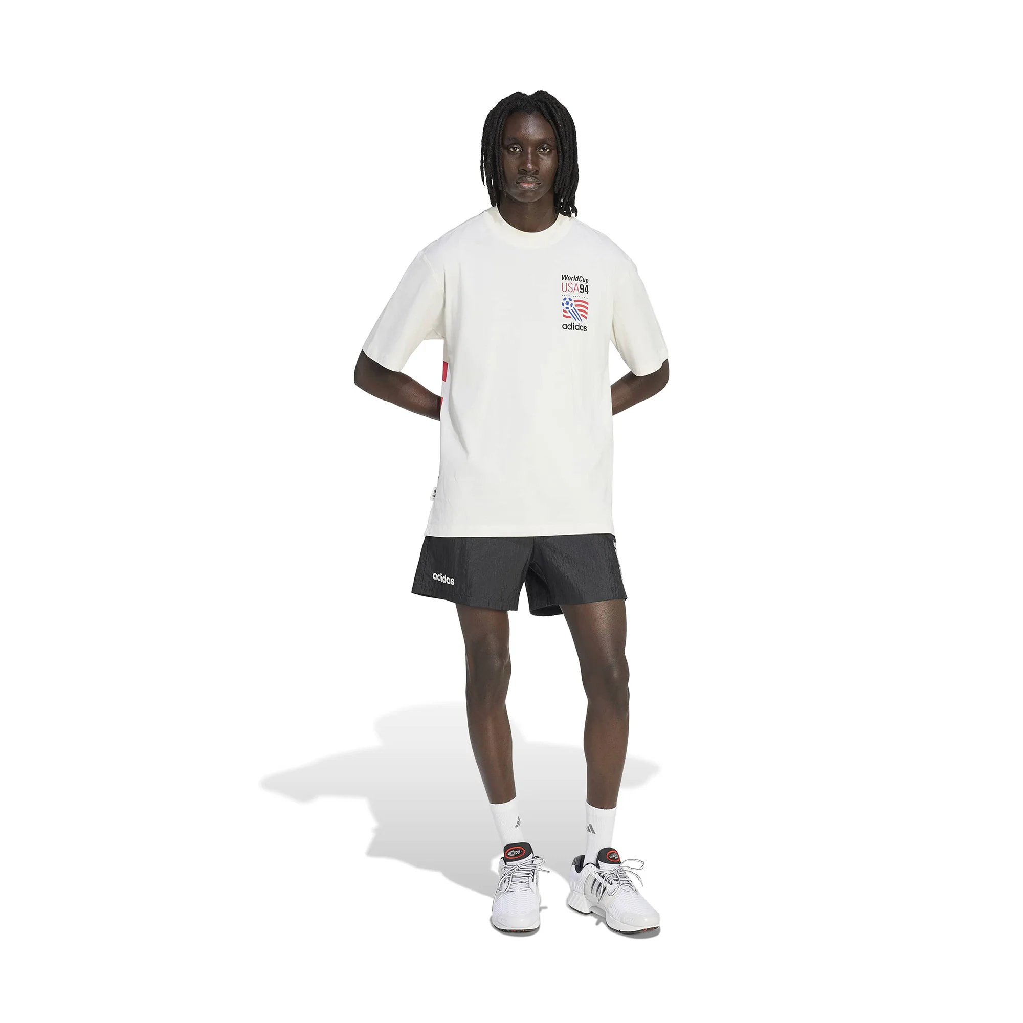 adidas USA Tee 'Cloud White' - Image 3