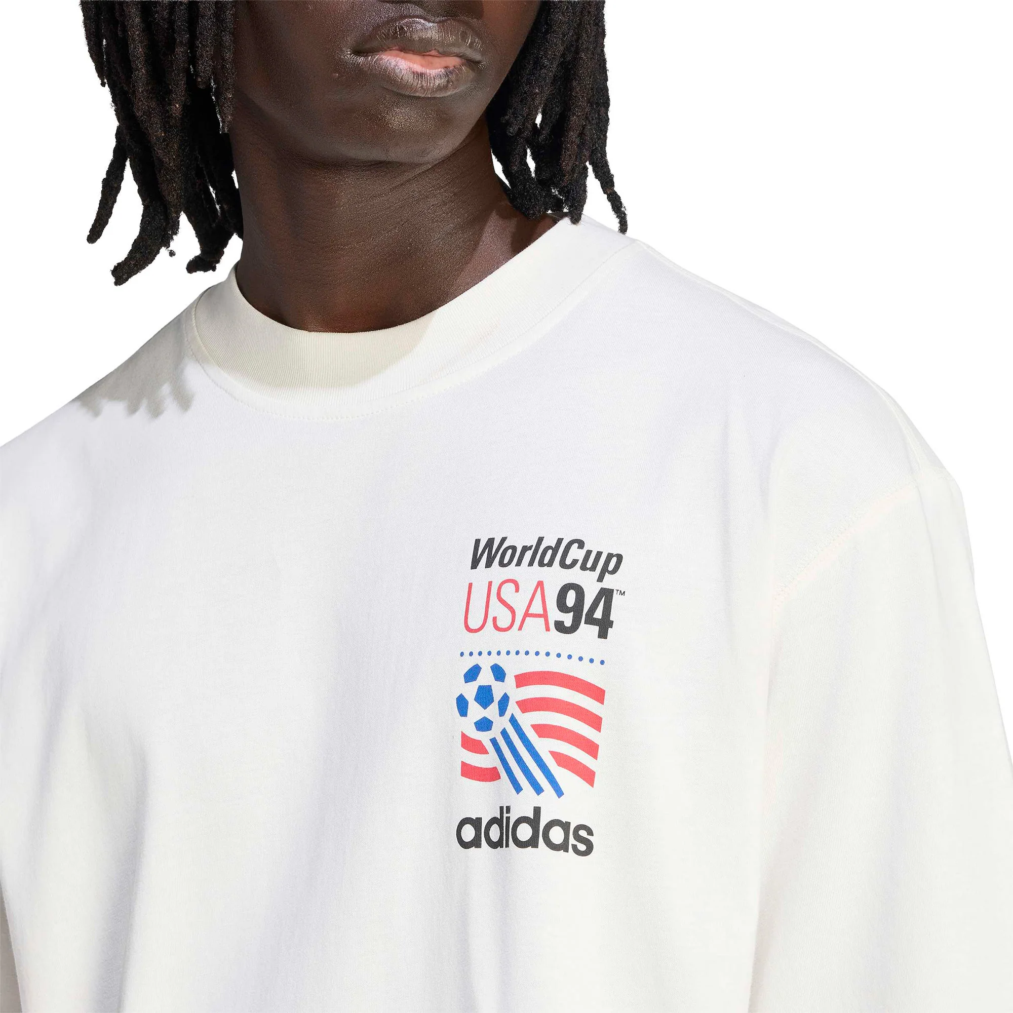 adidas USA Tee 'Cloud White' - Image 4