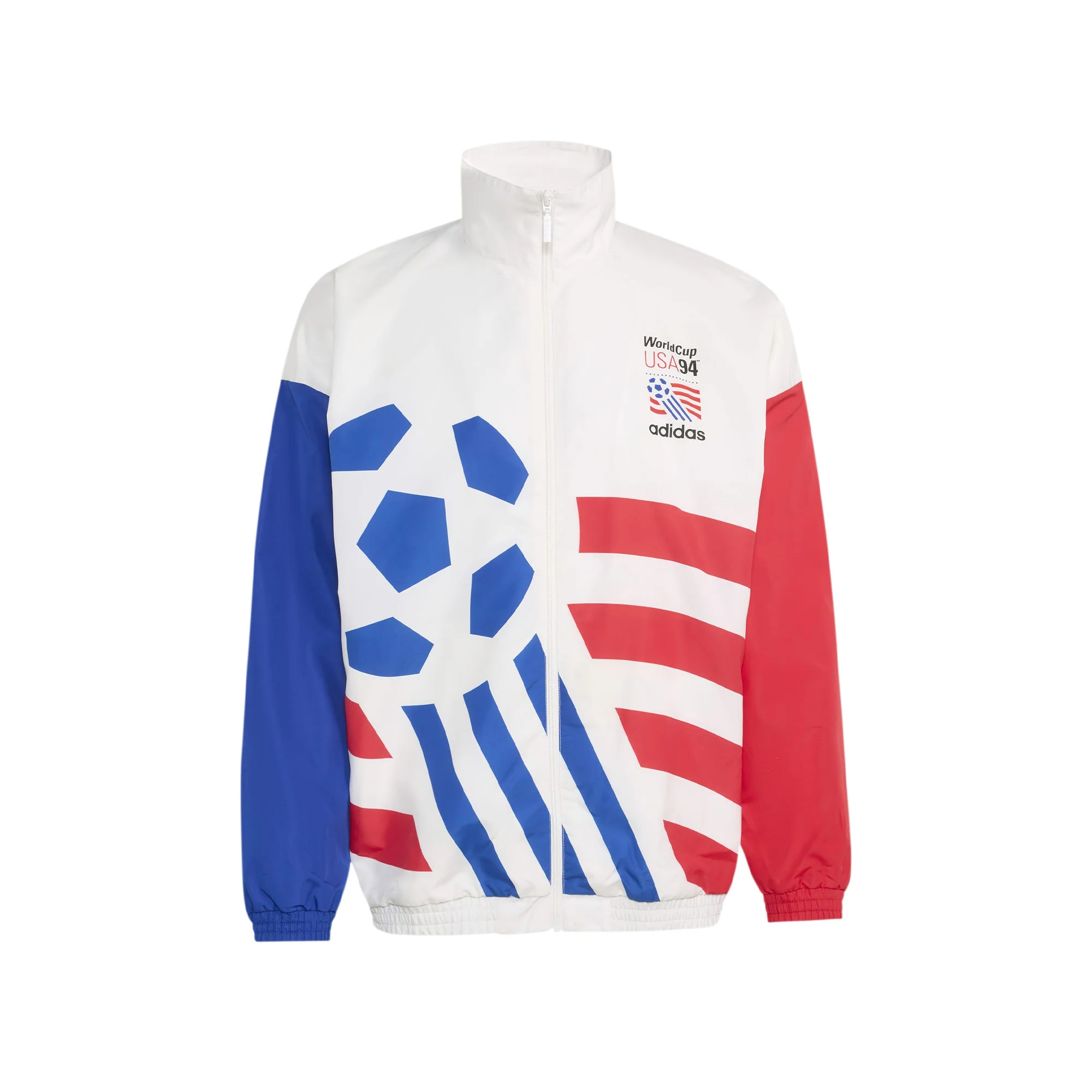 adidas USA Woven Track Jacket 'Cloud White'