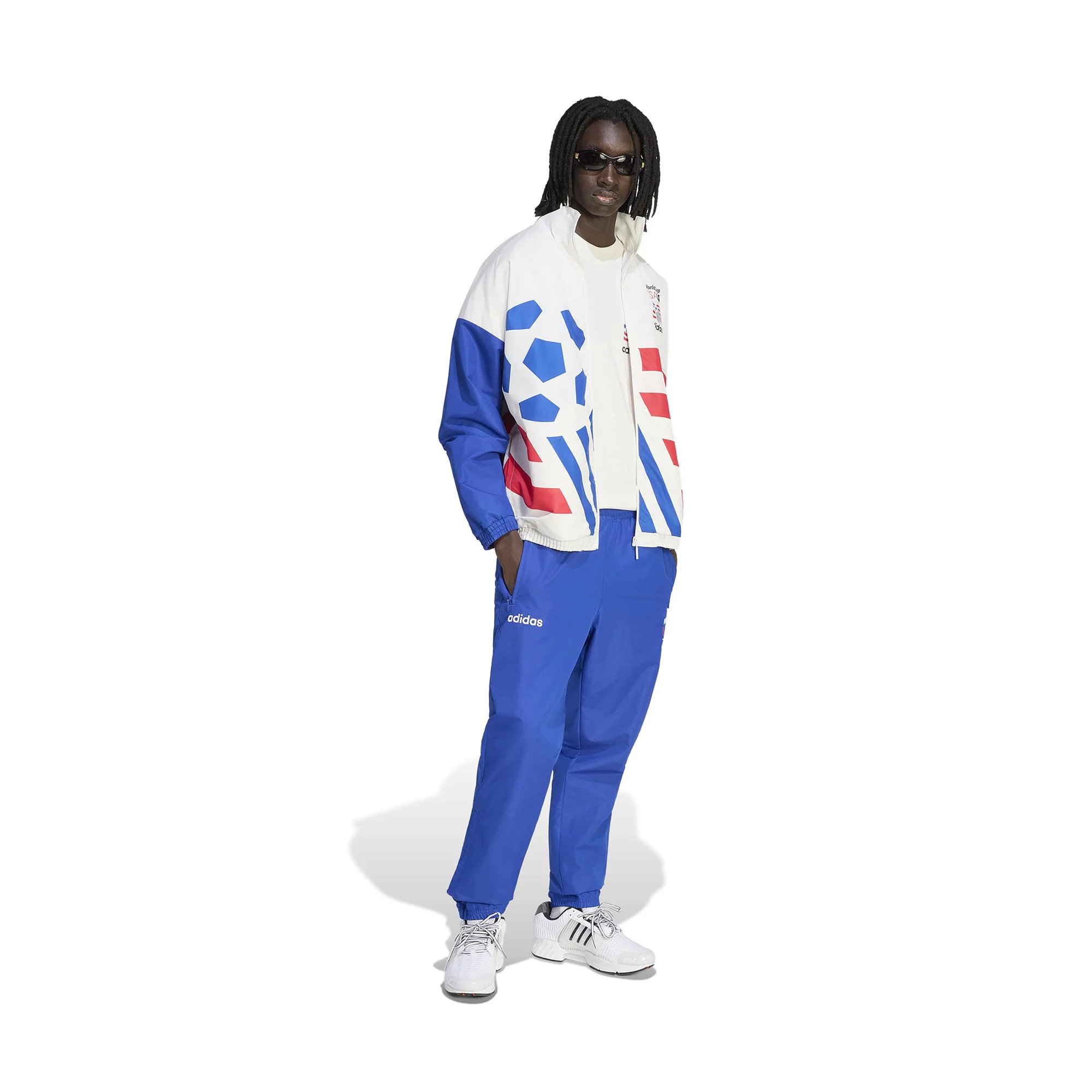 adidas USA Woven Track Pants 'Royal Blue' - Image 3