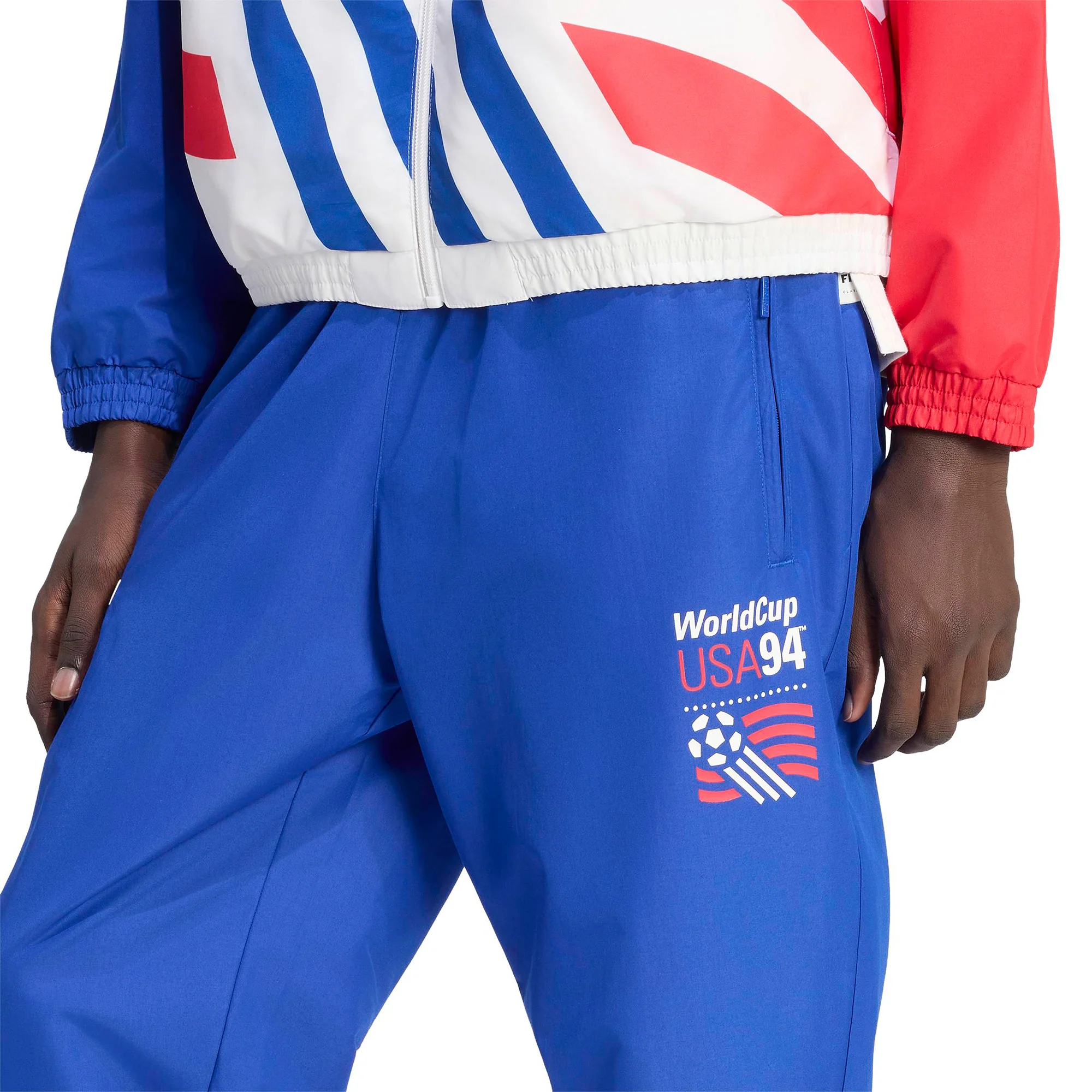 adidas USA Woven Track Pants 'Royal Blue' - Image 4