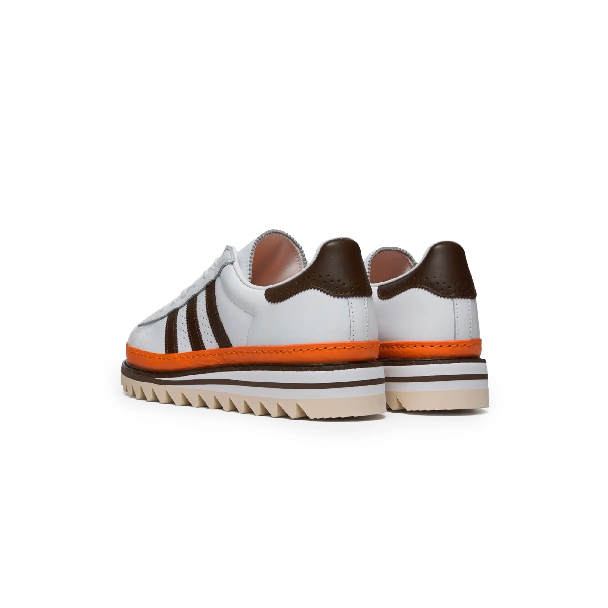 adidas x CLOT EX Orange Superstar 'White/Coffee' - Image 4