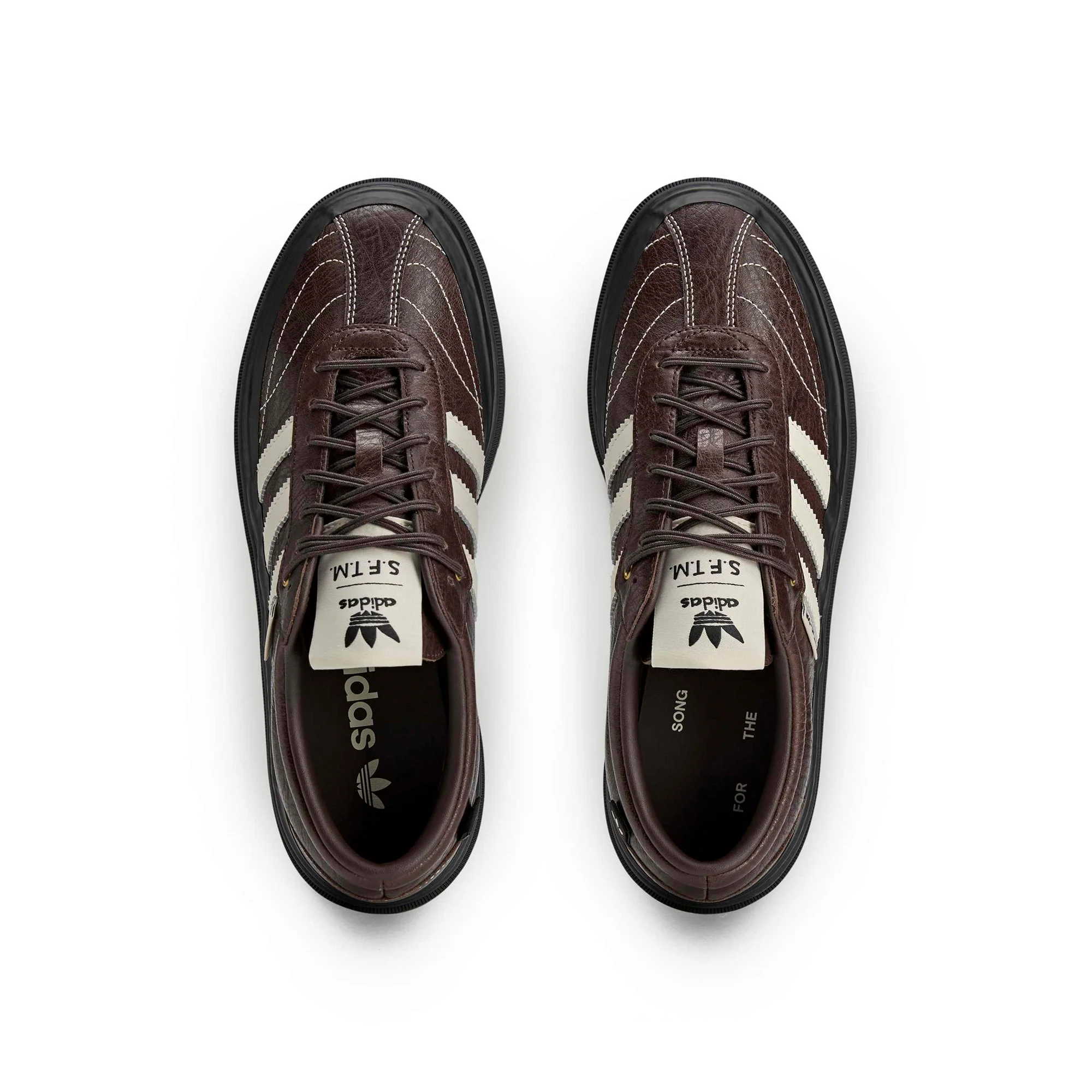 adidas x SFTM Samba LX Freizeit 'Coffee/Off White' - Image 3