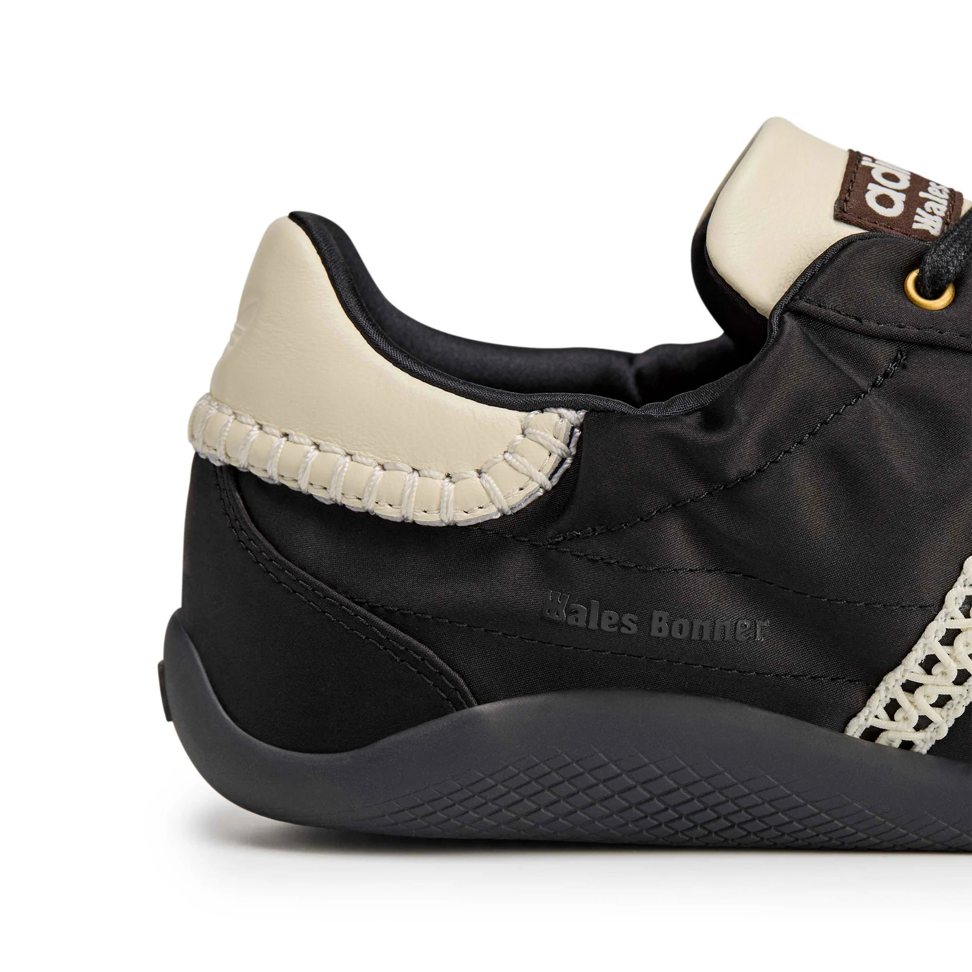 adidas x Wales Bonner Karintha Lo Satin 'Black/Dark Brown' - Image 5