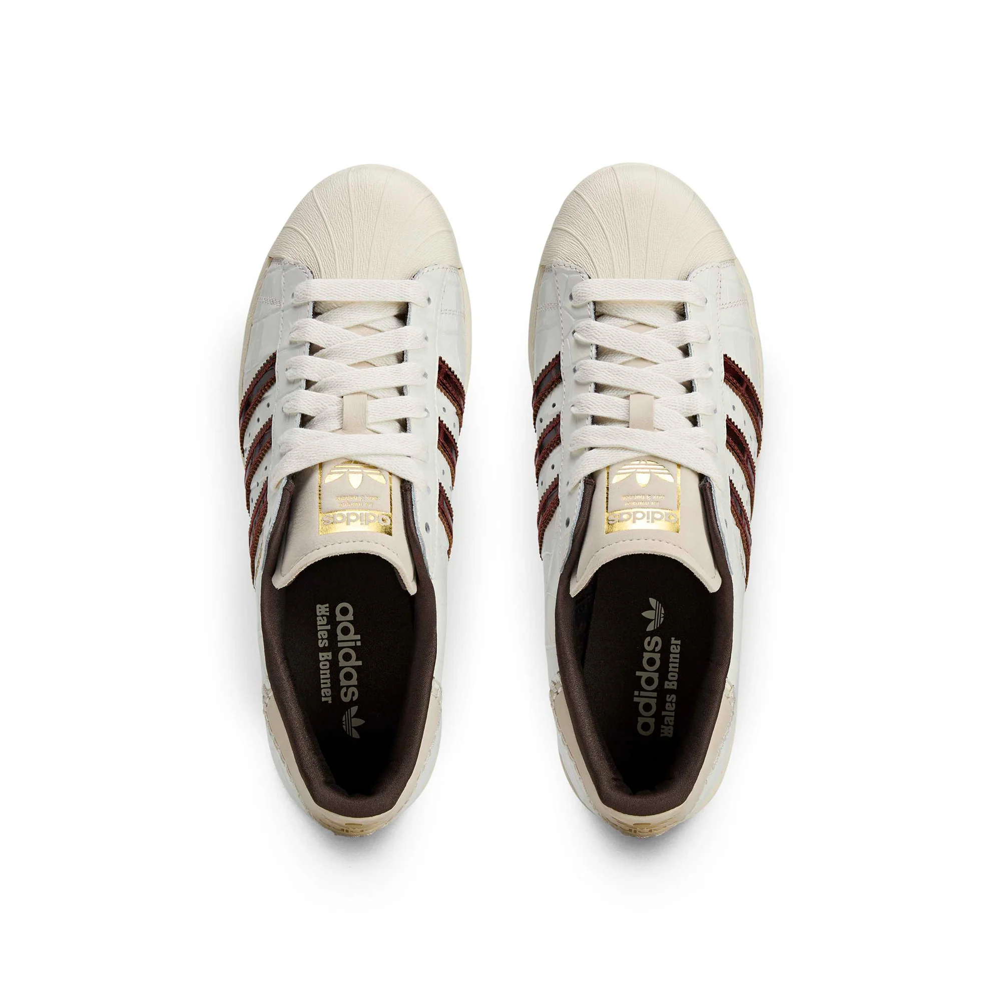 adidas x Wales Bonner Superstar 'Wonder White/Brown' - Image 3