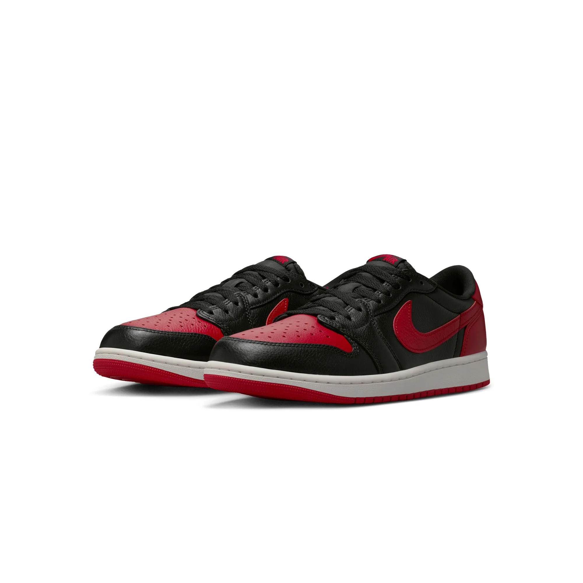 Air Jordan 1 Retro Low 'Black/Black/Varsity Red' - Image 2