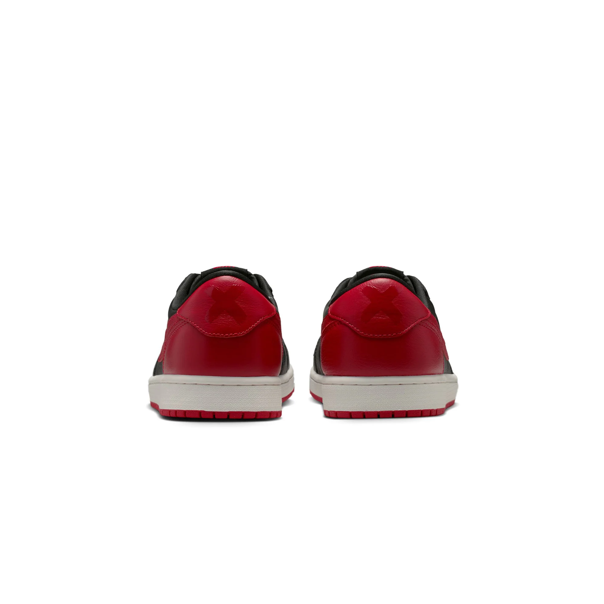 Air Jordan 1 Retro Low 'Black/Black/Varsity Red' - Image 4