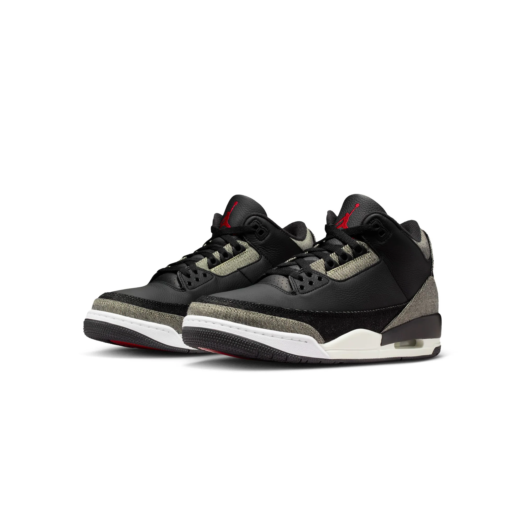 Air Jordan 3 Levis 'Black' - Image 2