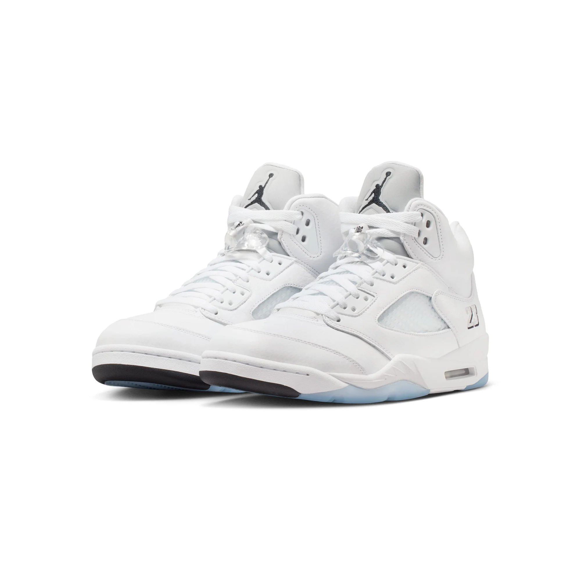 Air Jordan 5 Retro 'White/Black/Metallic Silver' - Image 2