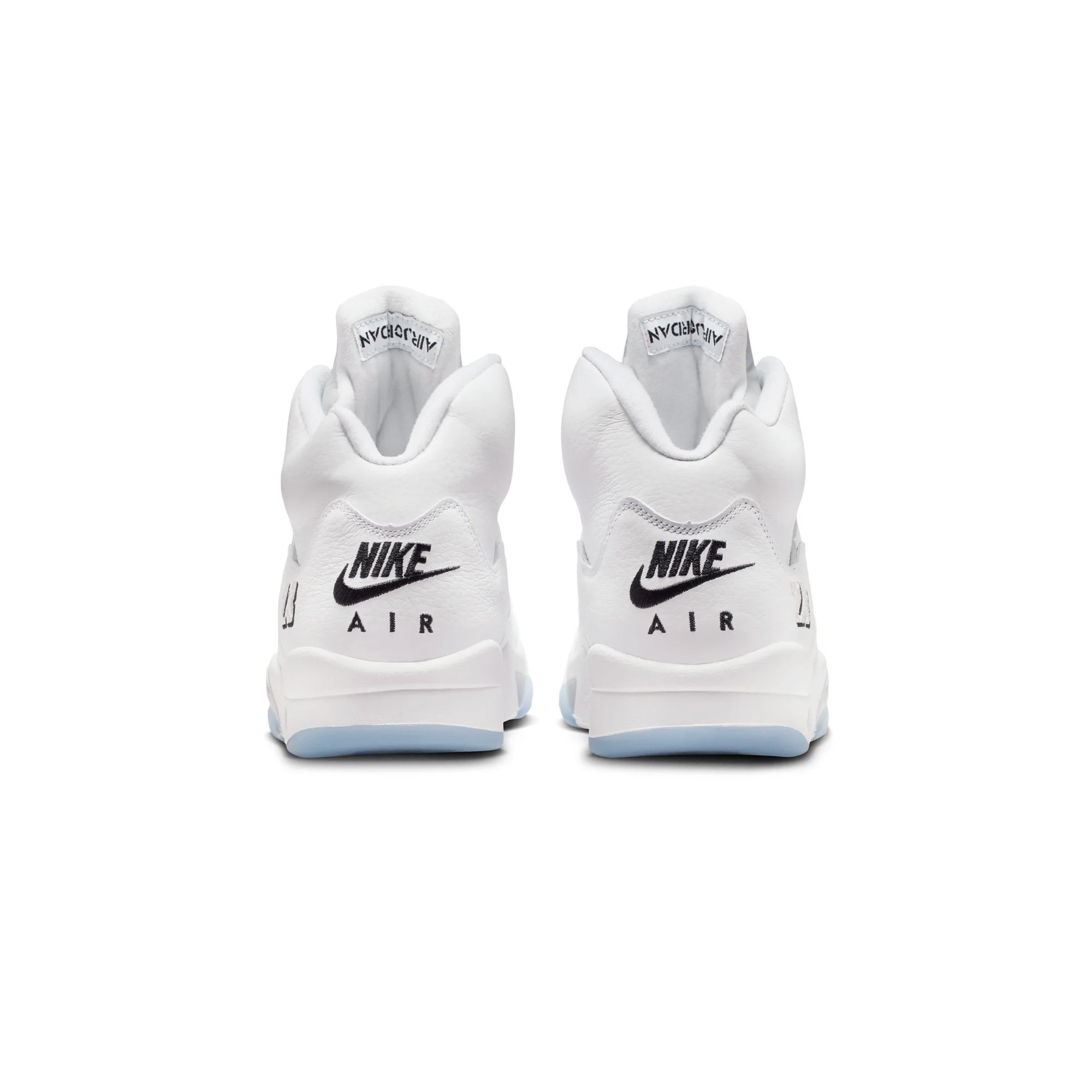 Air Jordan 5 Retro 'White/Black/Metallic Silver' - Image 4