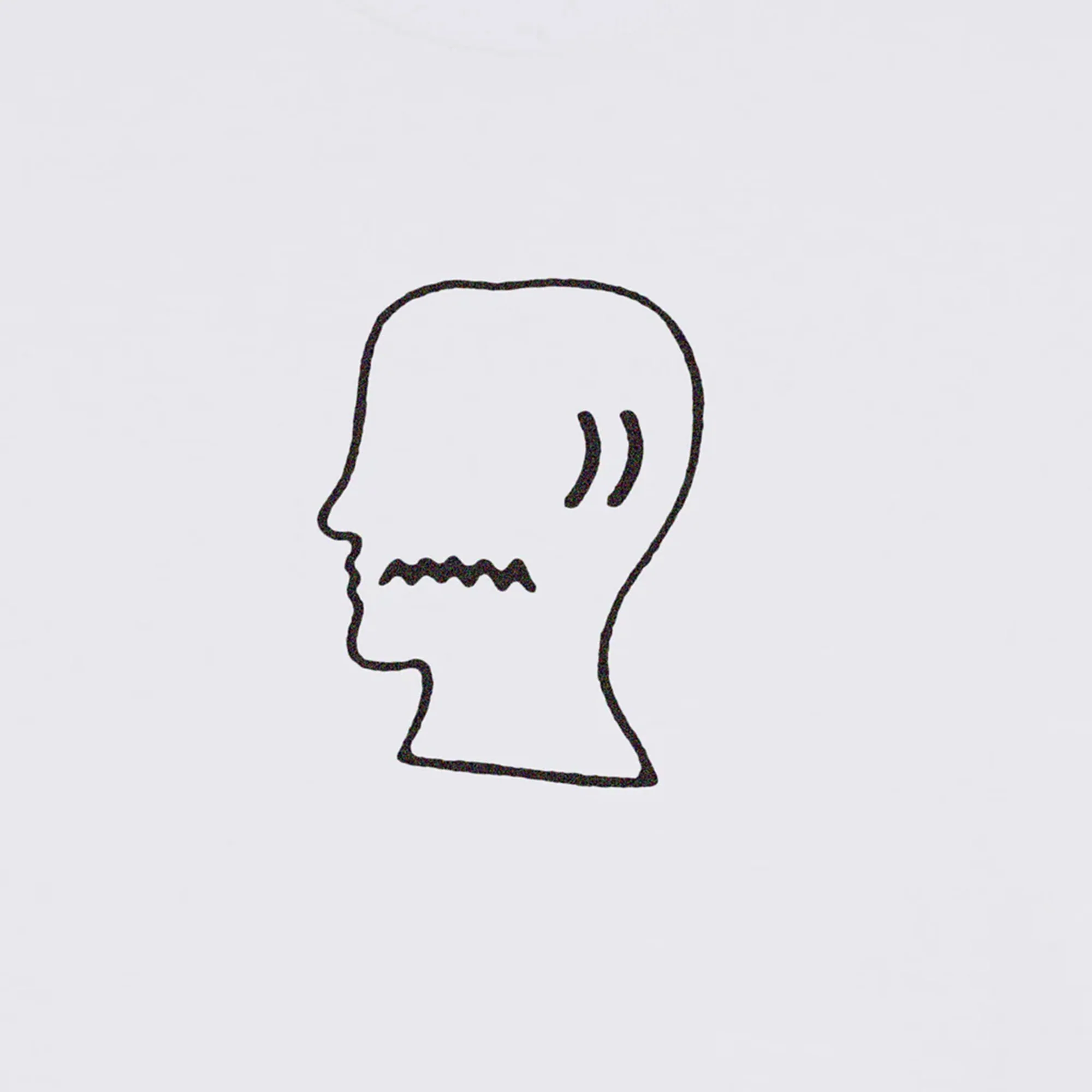 Brain Dead Logohead Tee 'White' - Image 3
