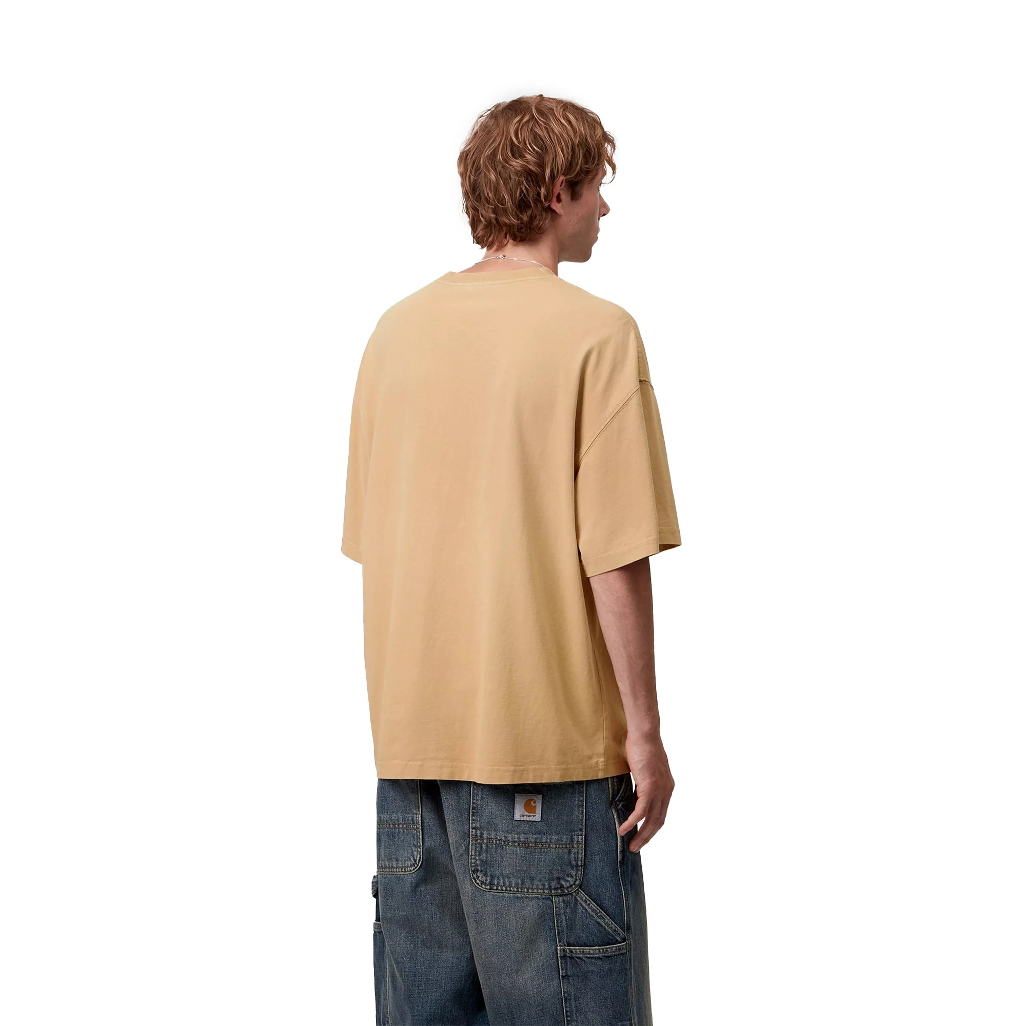 Carhartt WIP Chalk Wash Hudson Pocket Tee 'Dusty Hamilton Brown' - Image 3