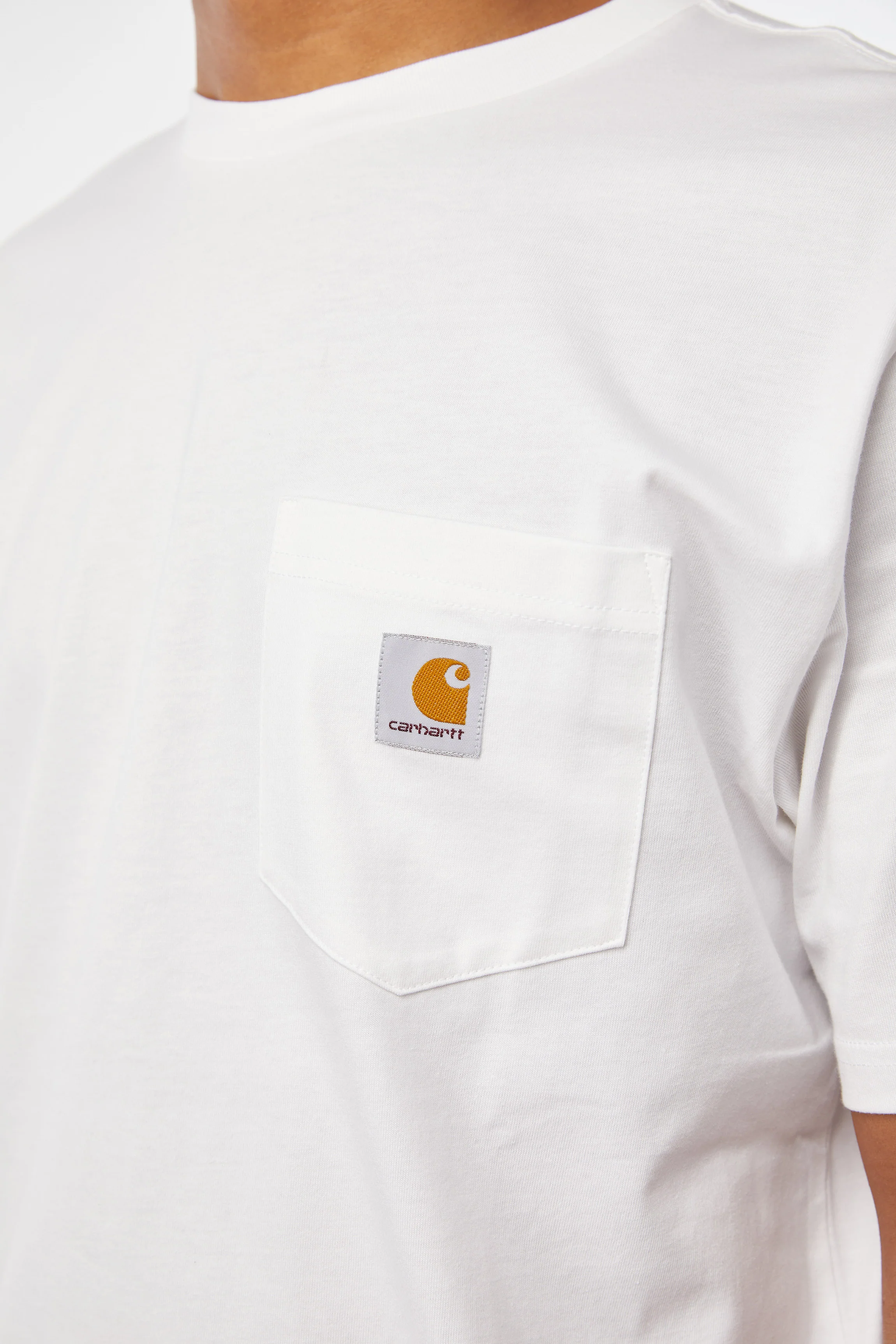 Carhartt WIP Pocket Tee 'White' - Image 4