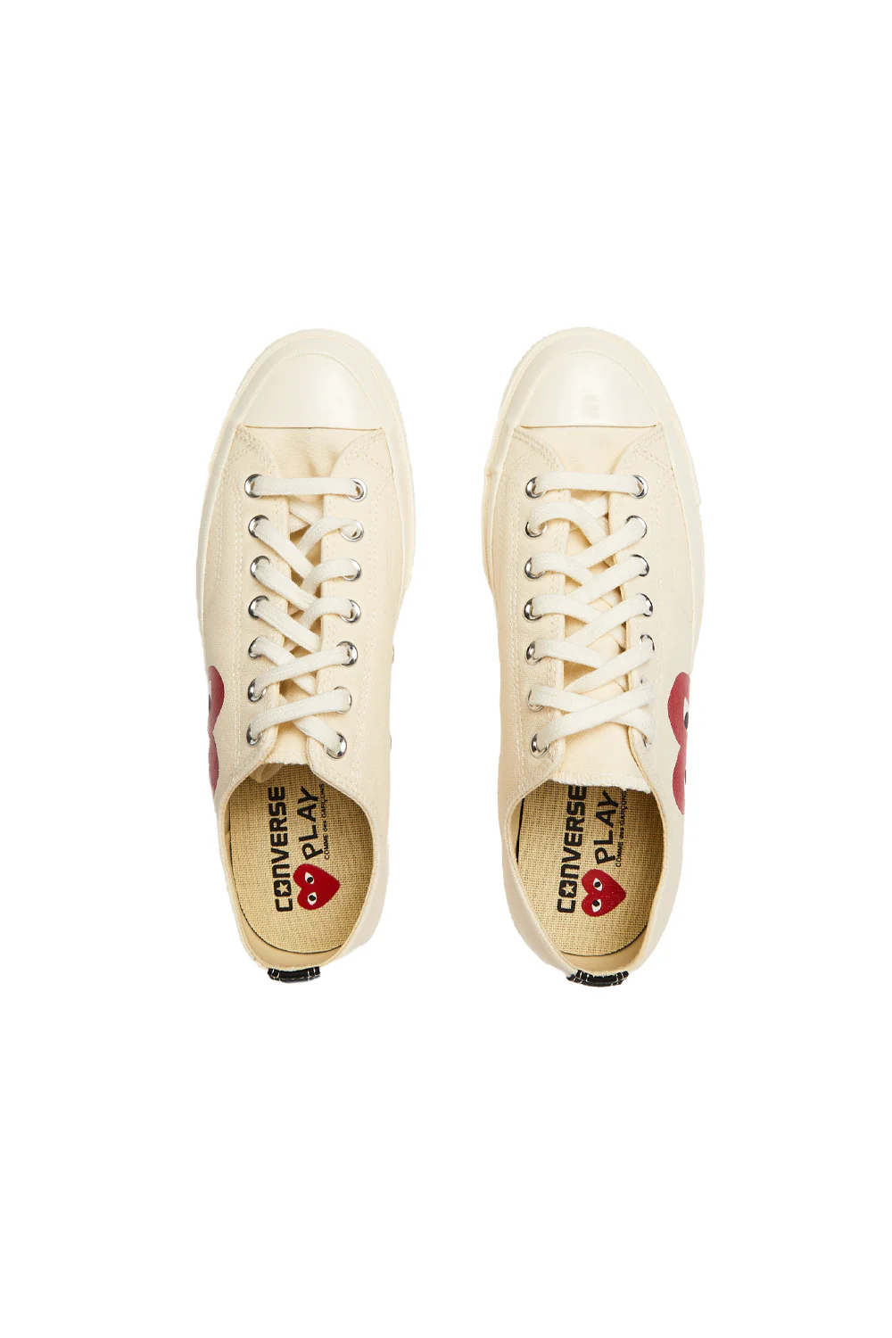 Comme des Garcons PLAY x Converse Chuck 70 Low Single Heart Shoes - Image 3