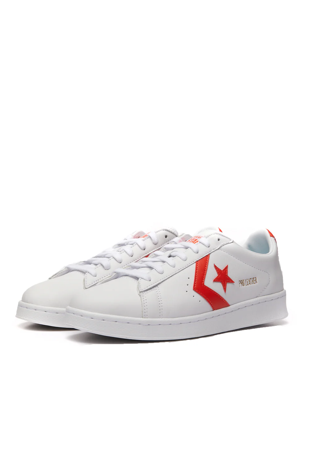 Converse Pro Leather Low - 'White/Bright Poppy' - Image 2