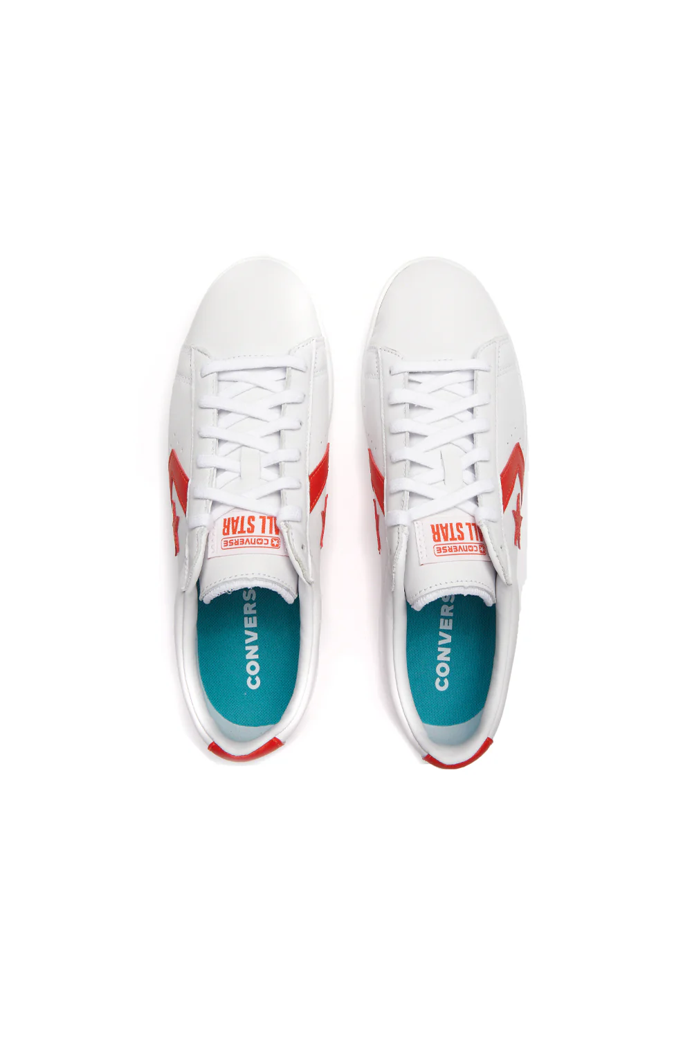 Converse Pro Leather Low - 'White/Bright Poppy' - Image 3