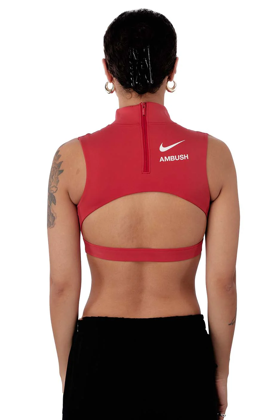 Nike Womens x Ambush NRG DF PM Bra 'Gym Red' - Image 3