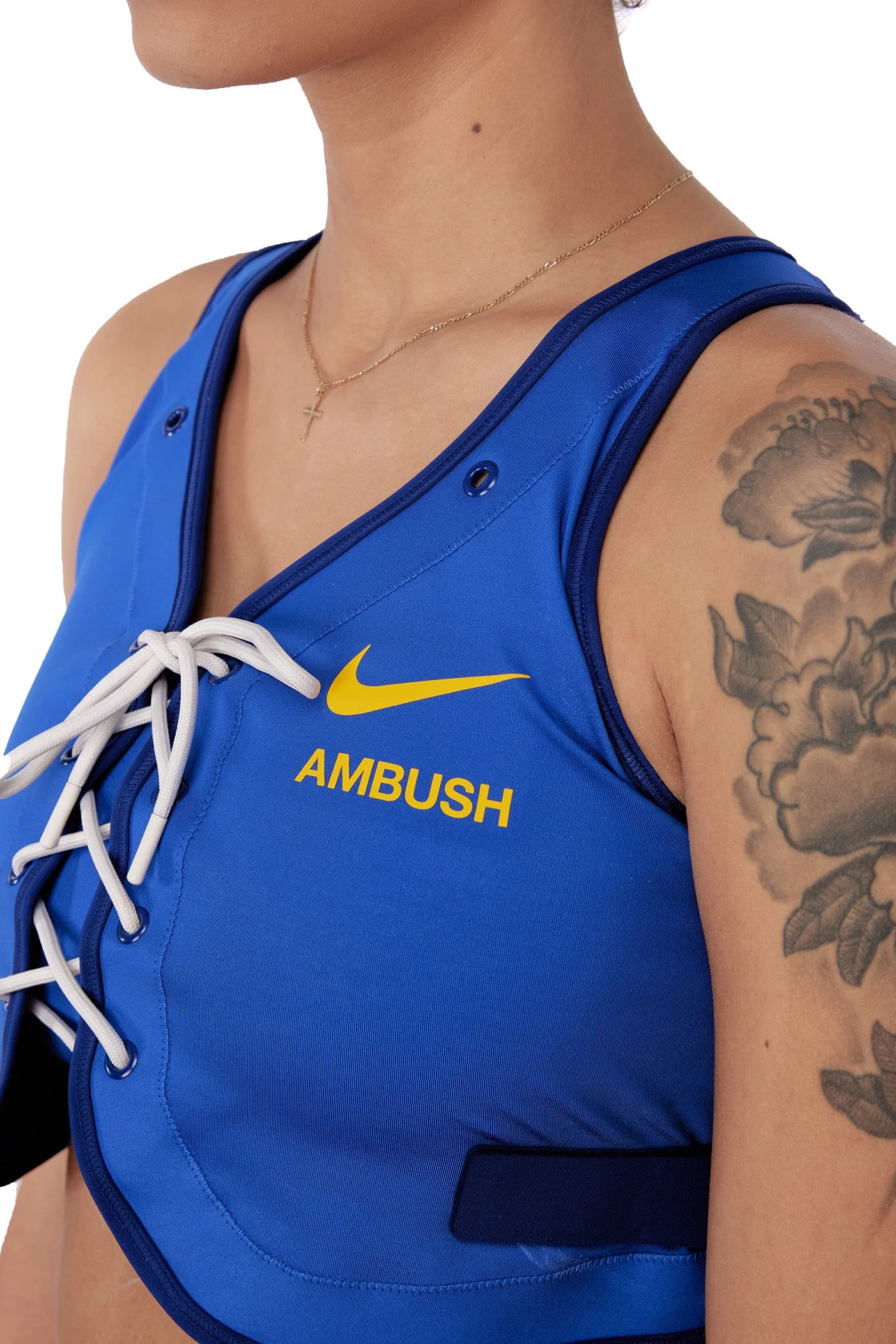 Nike Womens x Ambush NRG DF PM Lux Bra 'Game Royal' - Image 4