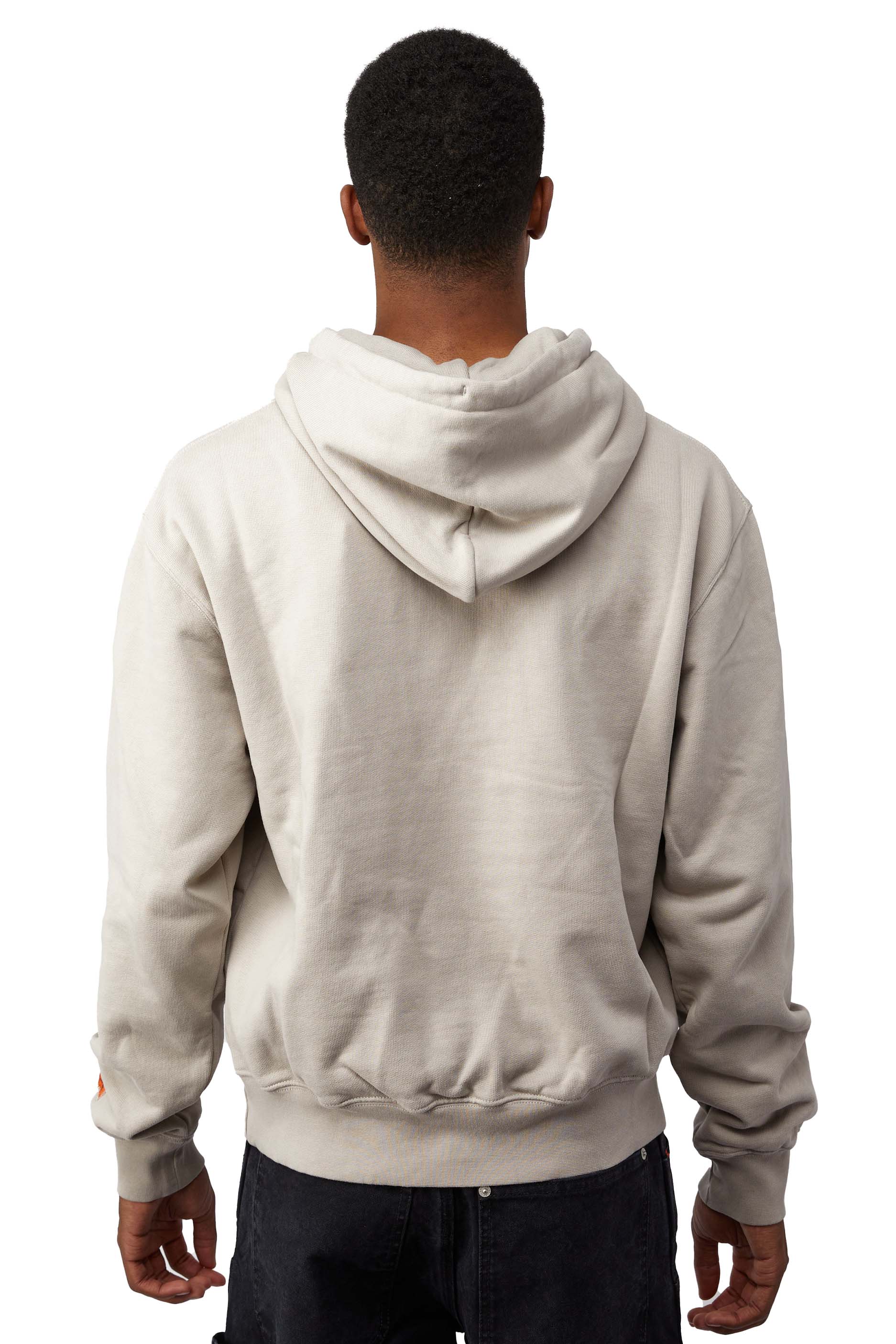 Heron Preston Heron Abstract Hoodie 'Grey/Orange' - Image 3