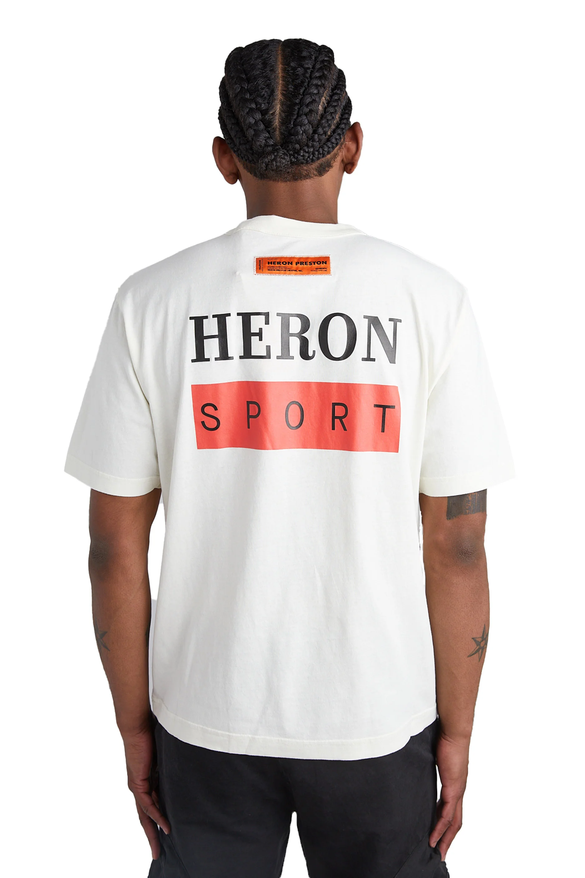 Heron Preston Sport Logo Tee 'White' - Image 3