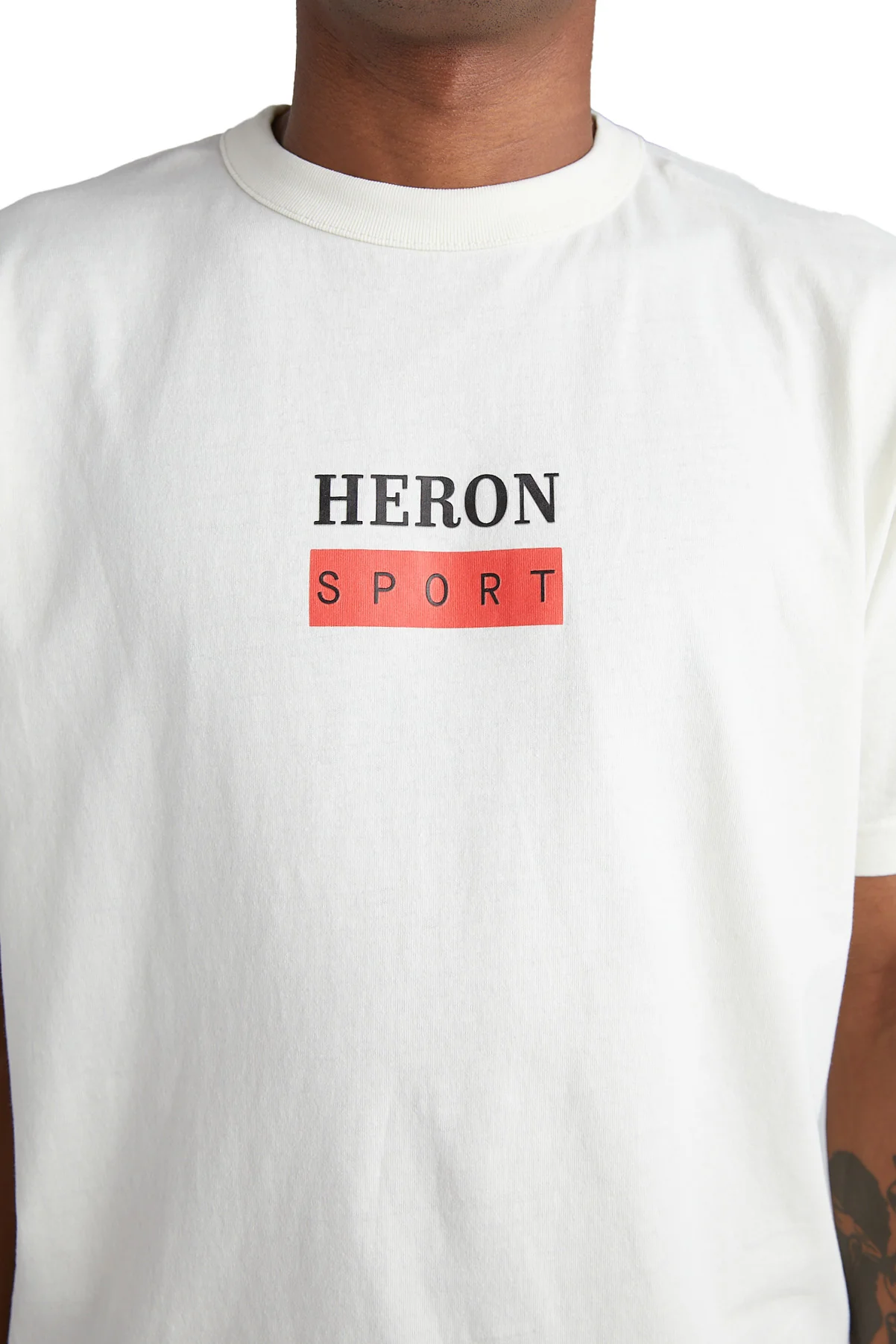 Heron Preston Sport Logo Tee 'White' - Image 4