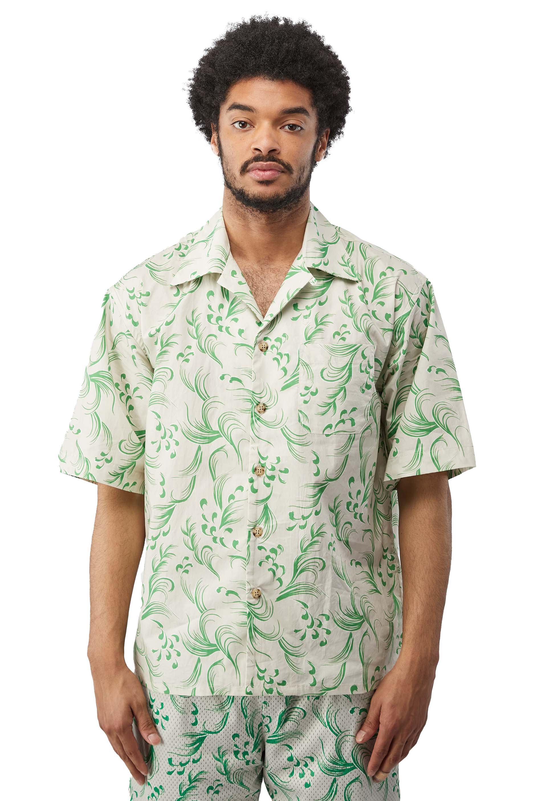 John Elliott Camp Shirt 'Ivory'