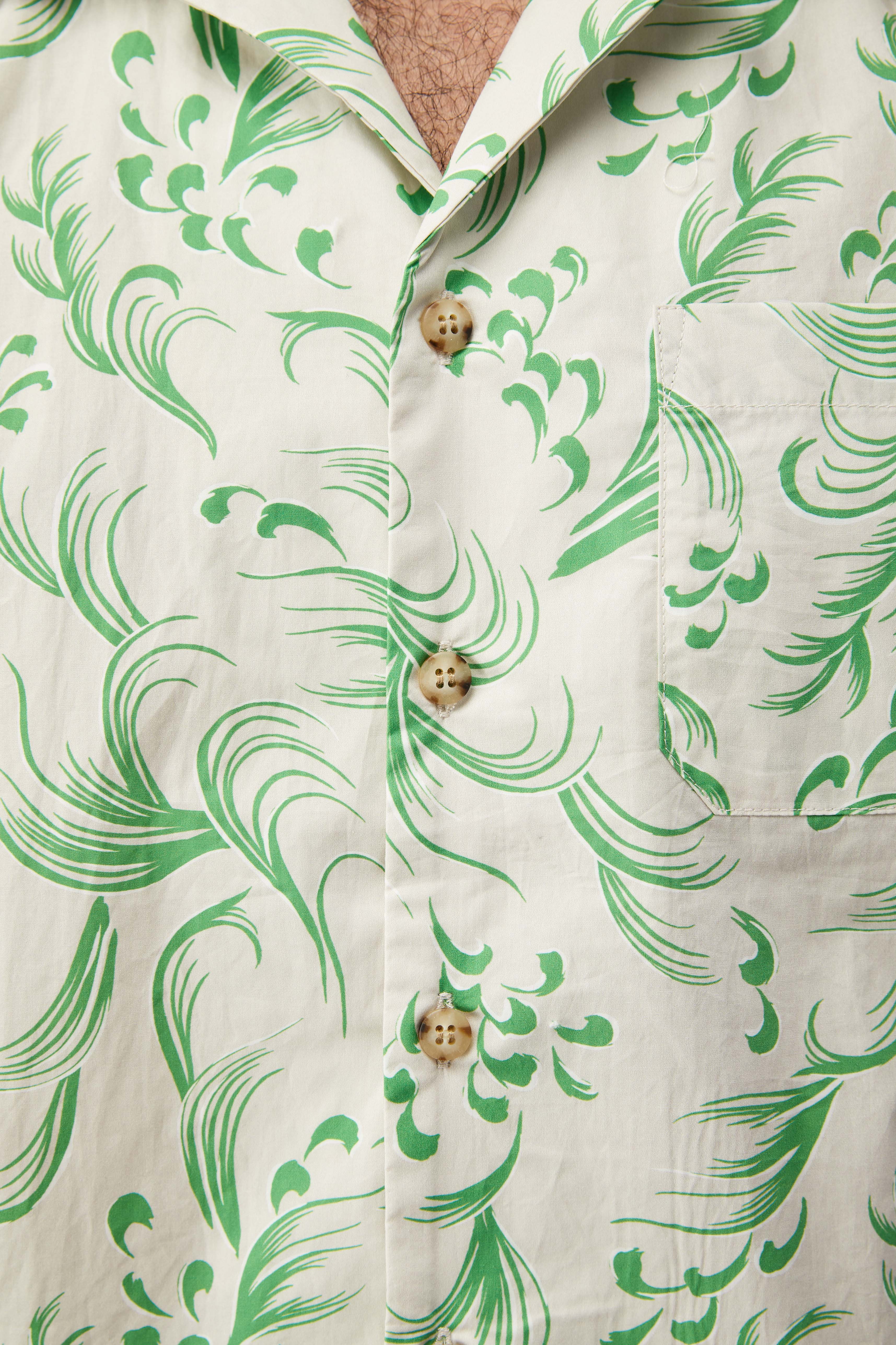 John Elliott Camp Shirt 'Ivory' - Image 4