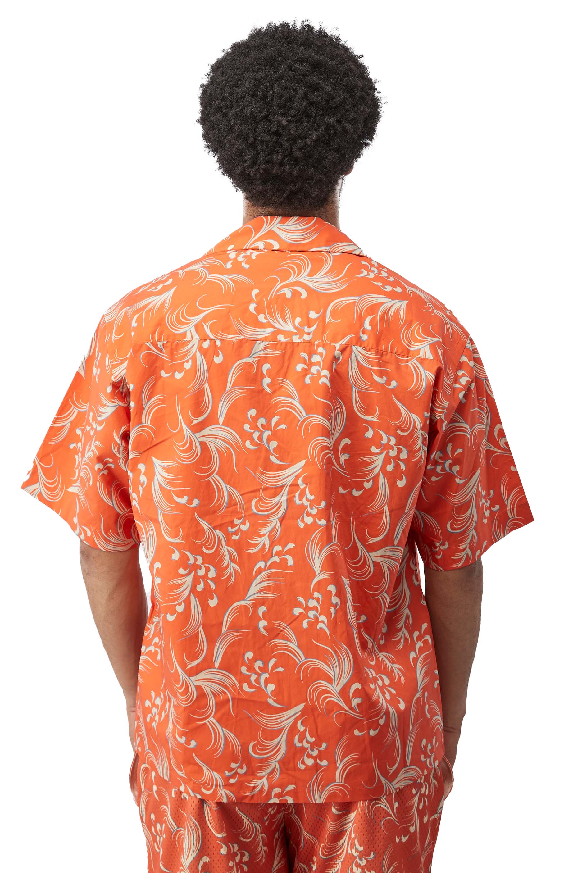 John Elliott Camp Shirt 'Orange' - Image 3