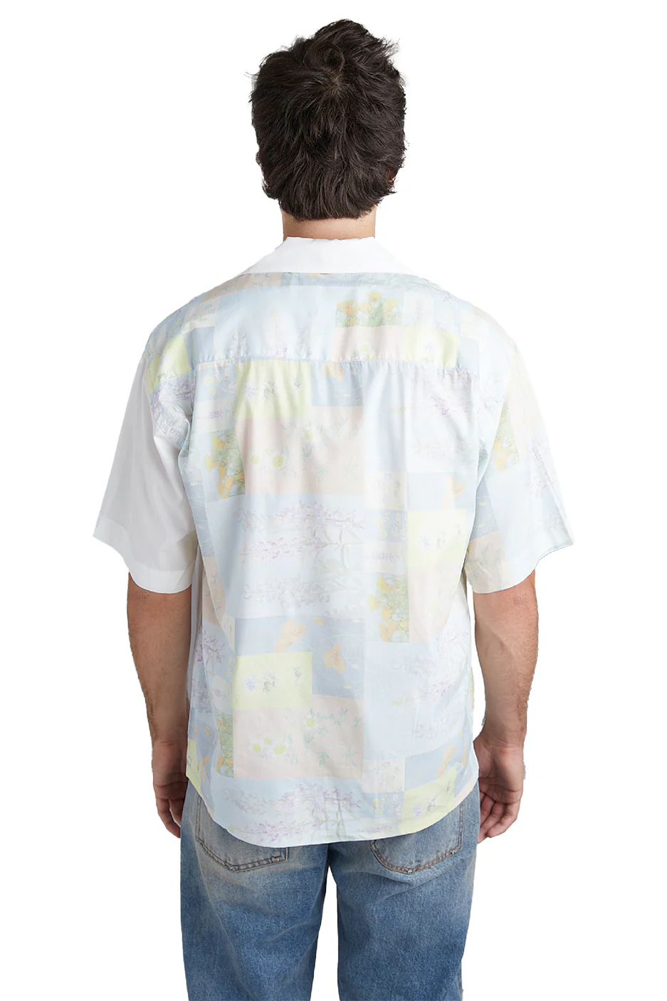 John Elliott Camp Shirt 'Super Bloom Grid' - Image 3