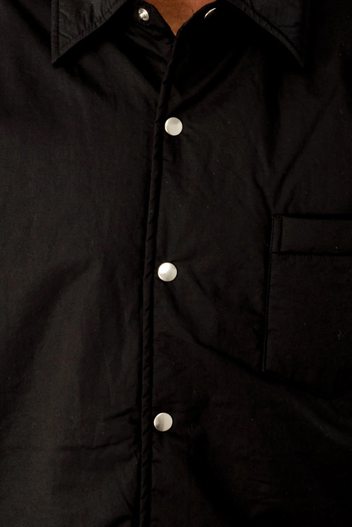John Elliott Mens Scout Shirt 'Black' - Image 4