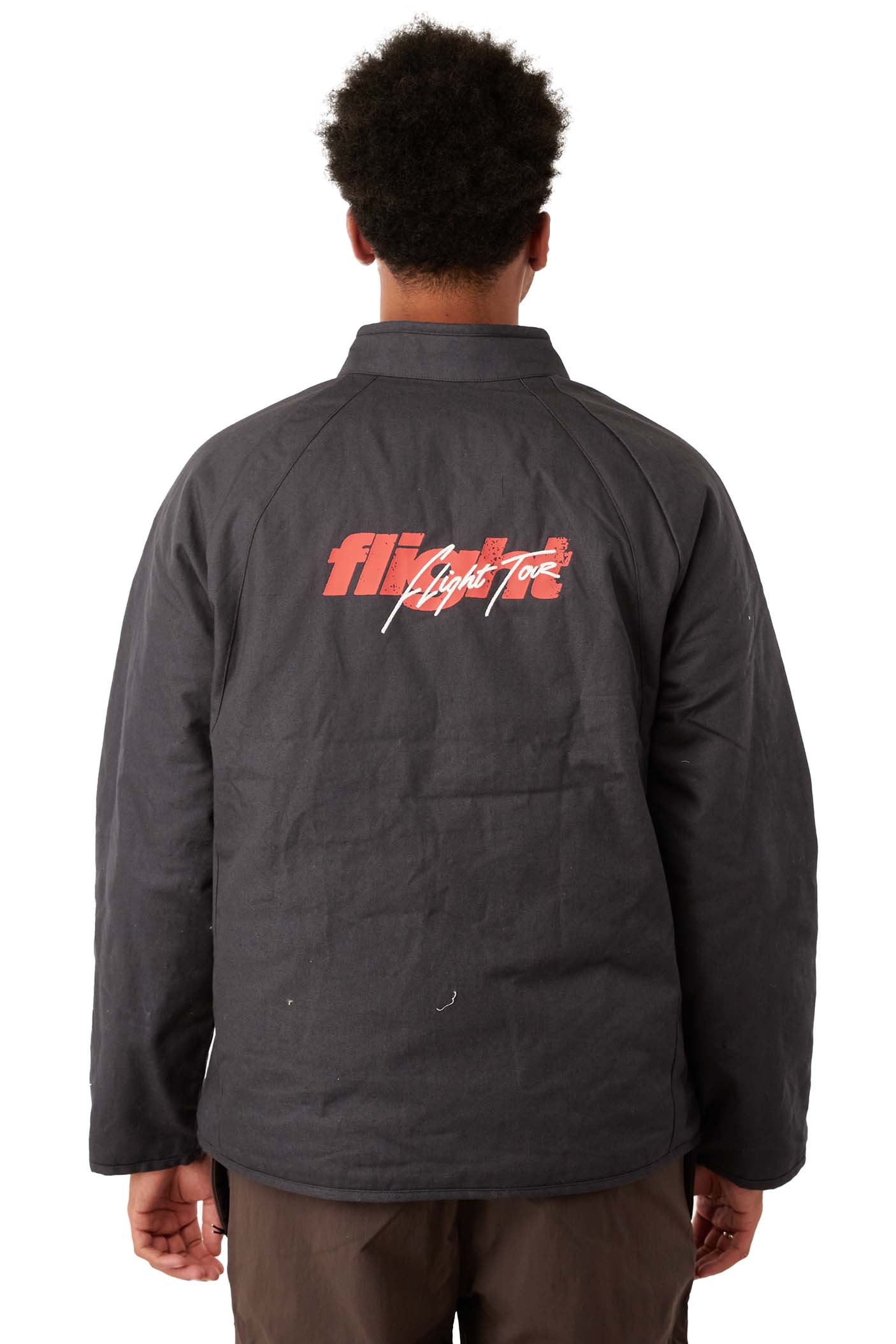 Jordan Mens Flight Jacket 'Off Noir' - Image 3