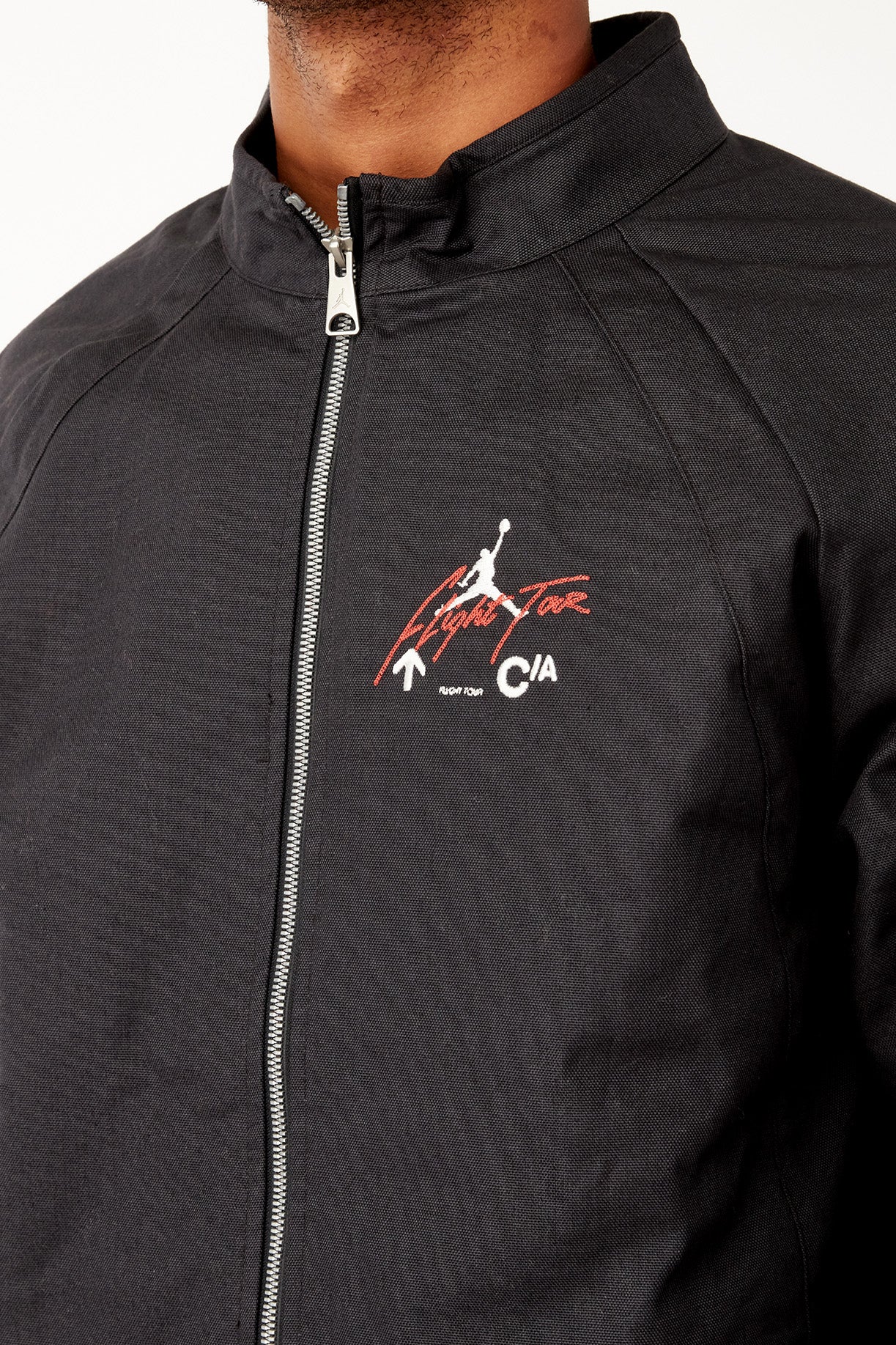 Jordan Mens Flight Jacket 'Off Noir' - Image 4