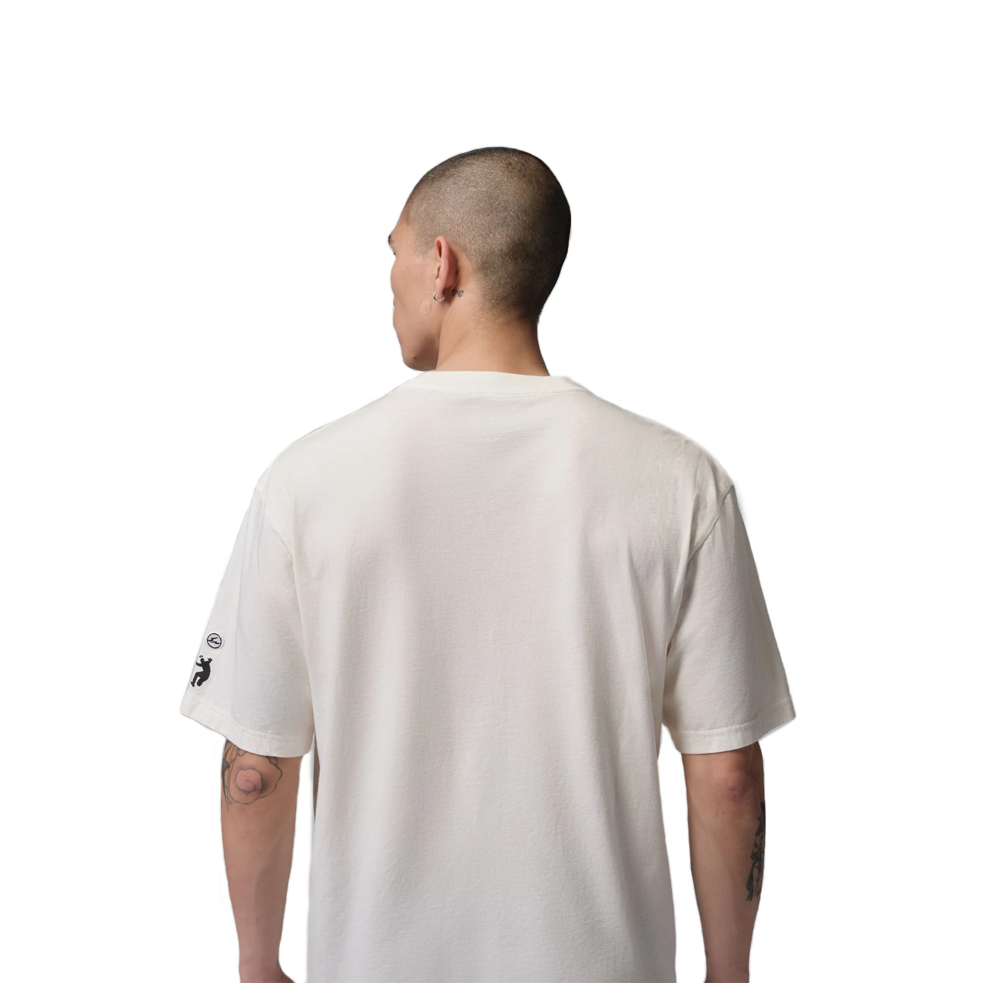 Jordan x Union x Fragment Tee 'Pale Ivory' - Image 2