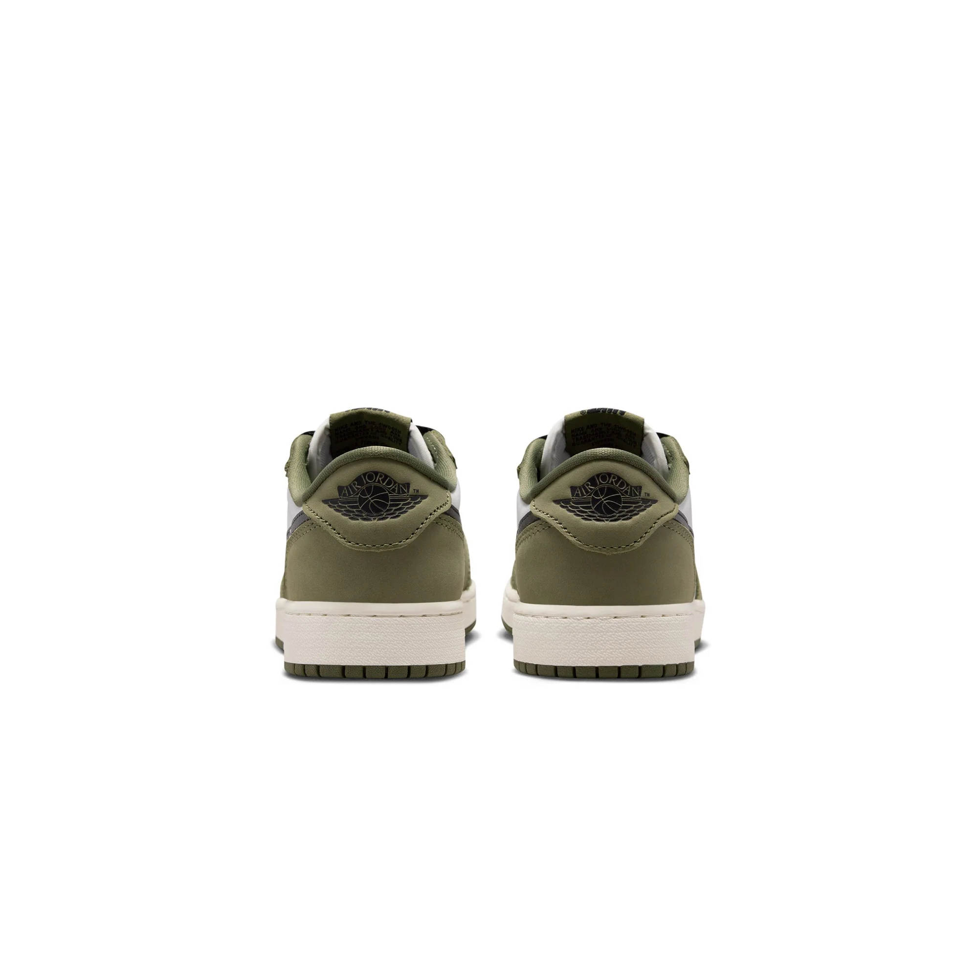 Kids Air Jordan 1 Retro Low 'Medium Olive/Black/Summit White' - Image 4