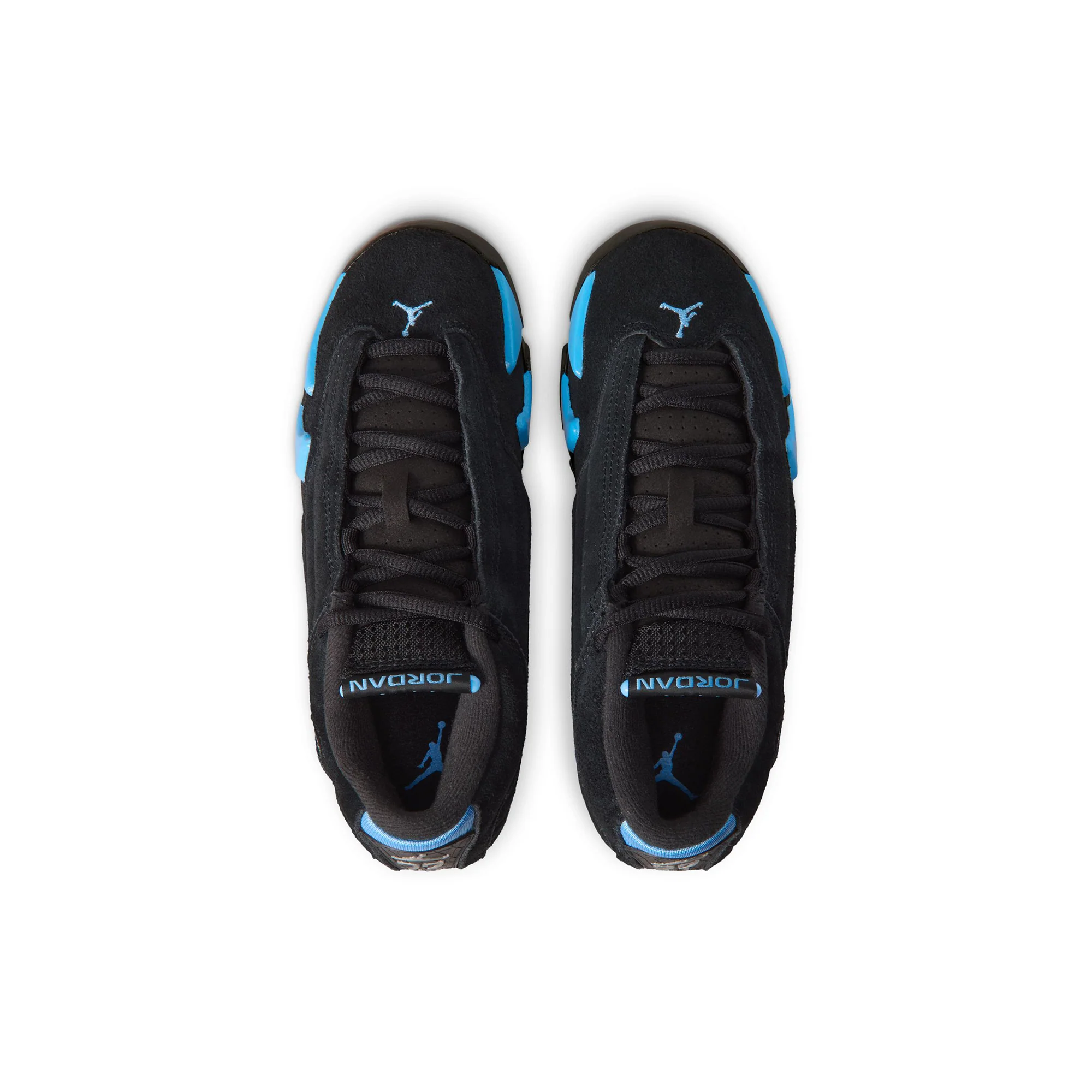 Kids Air Jordan 14 Retro 'Black/White/University Blue' - Image 3
