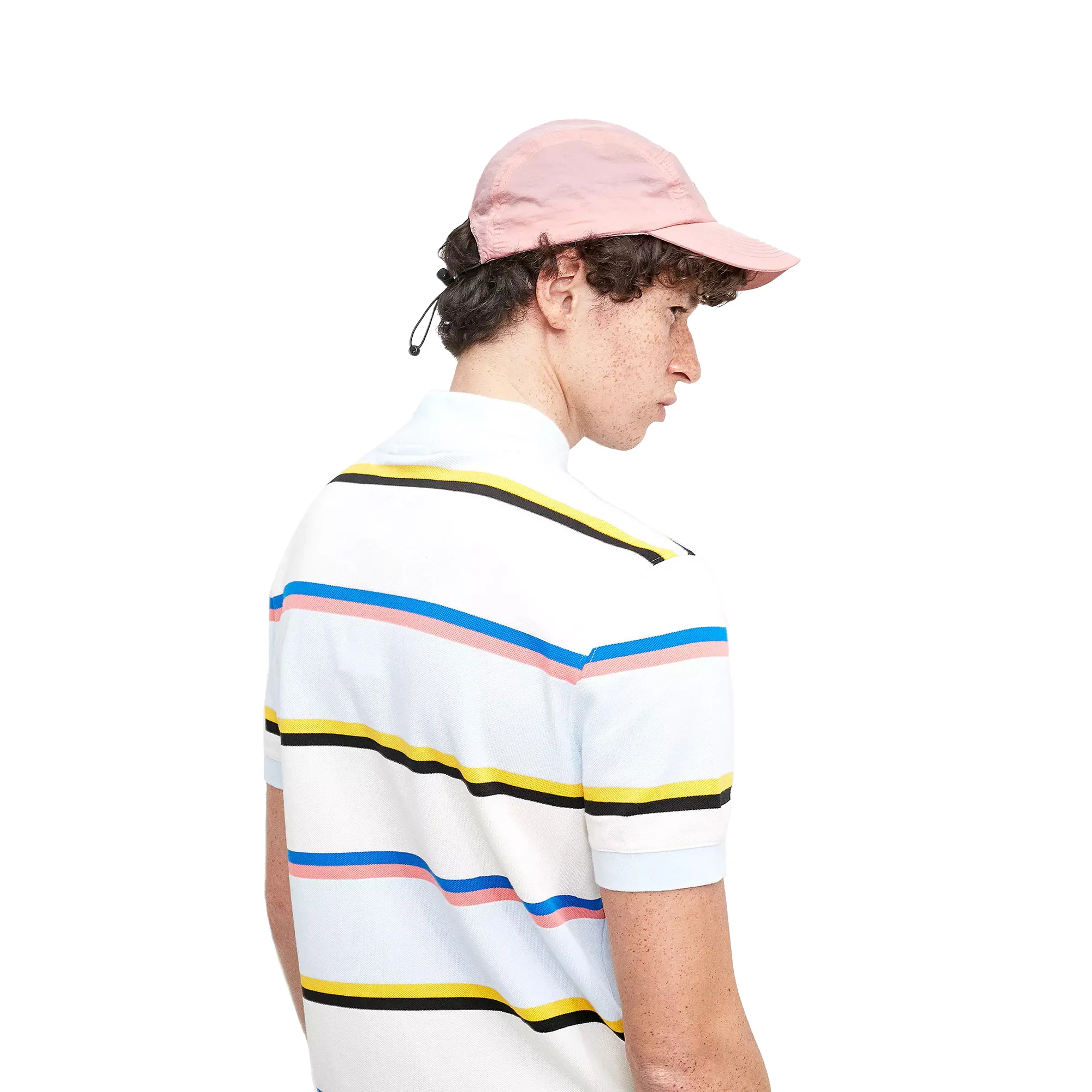 Lacoste x Opening Ceremony Striped Mock Neck 'Mascarpone/Multi' - Image 3