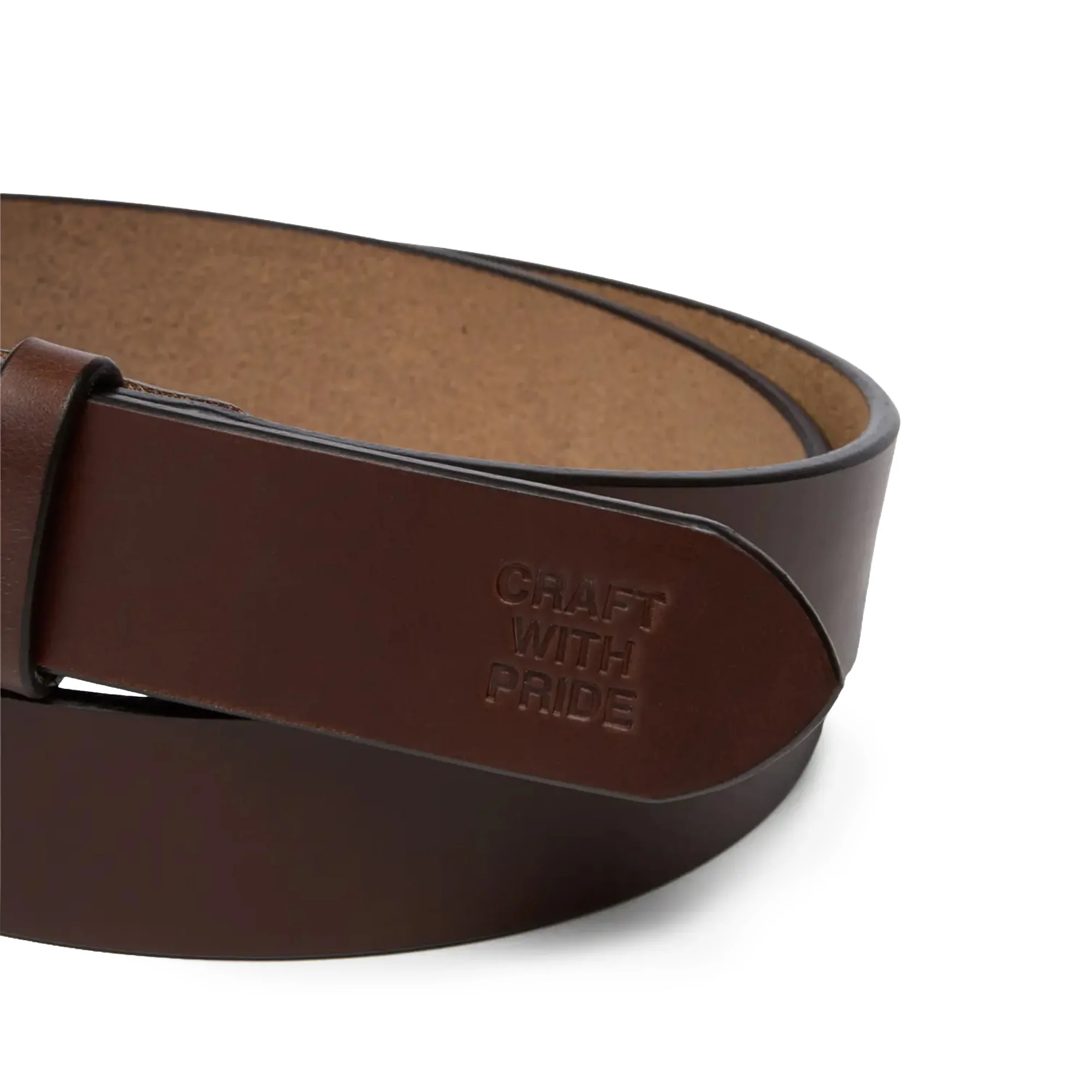 Neighborhood Cow Leather Belt 'Brown' - Image 2