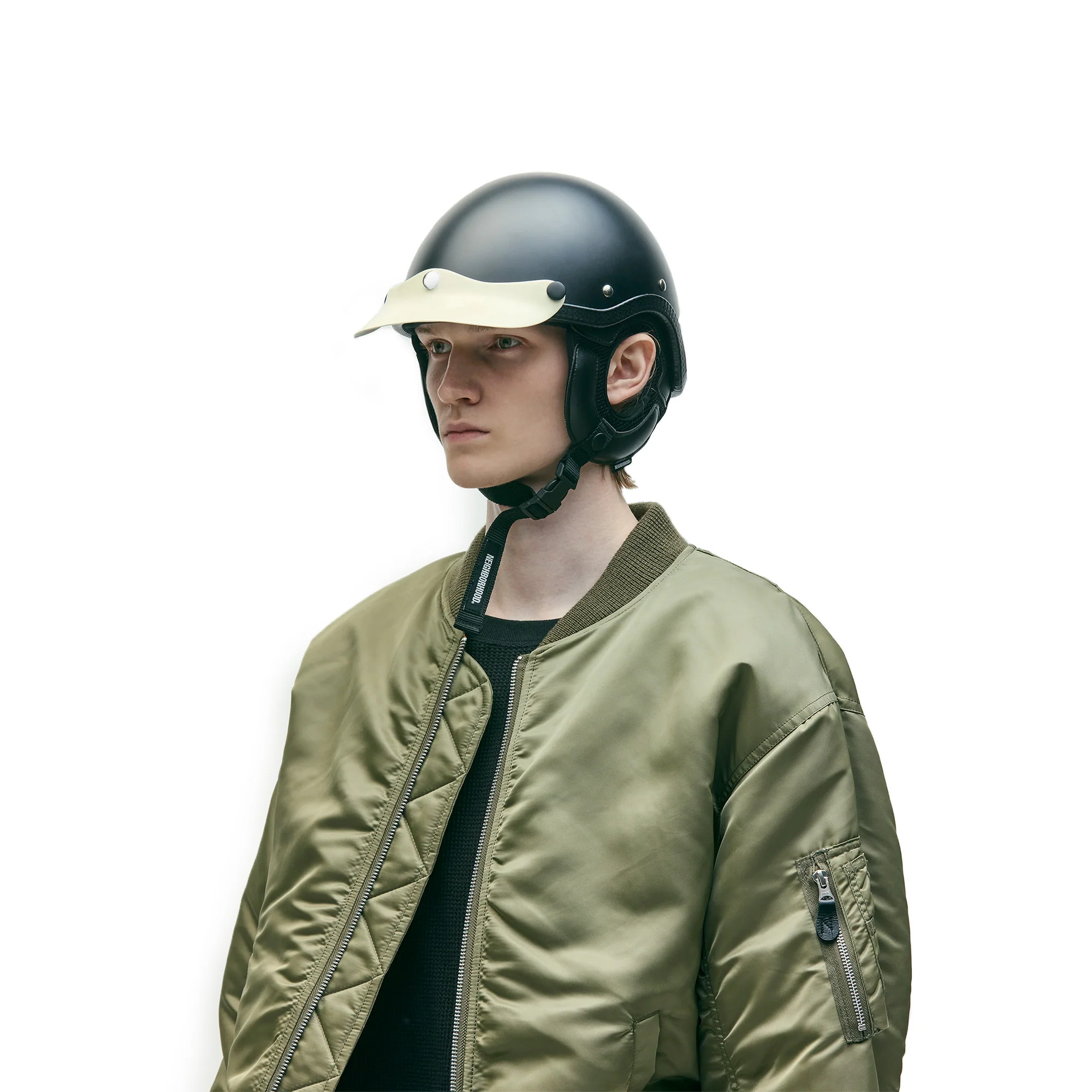 Neighborhood Half Helmet 'Black' - Image 3