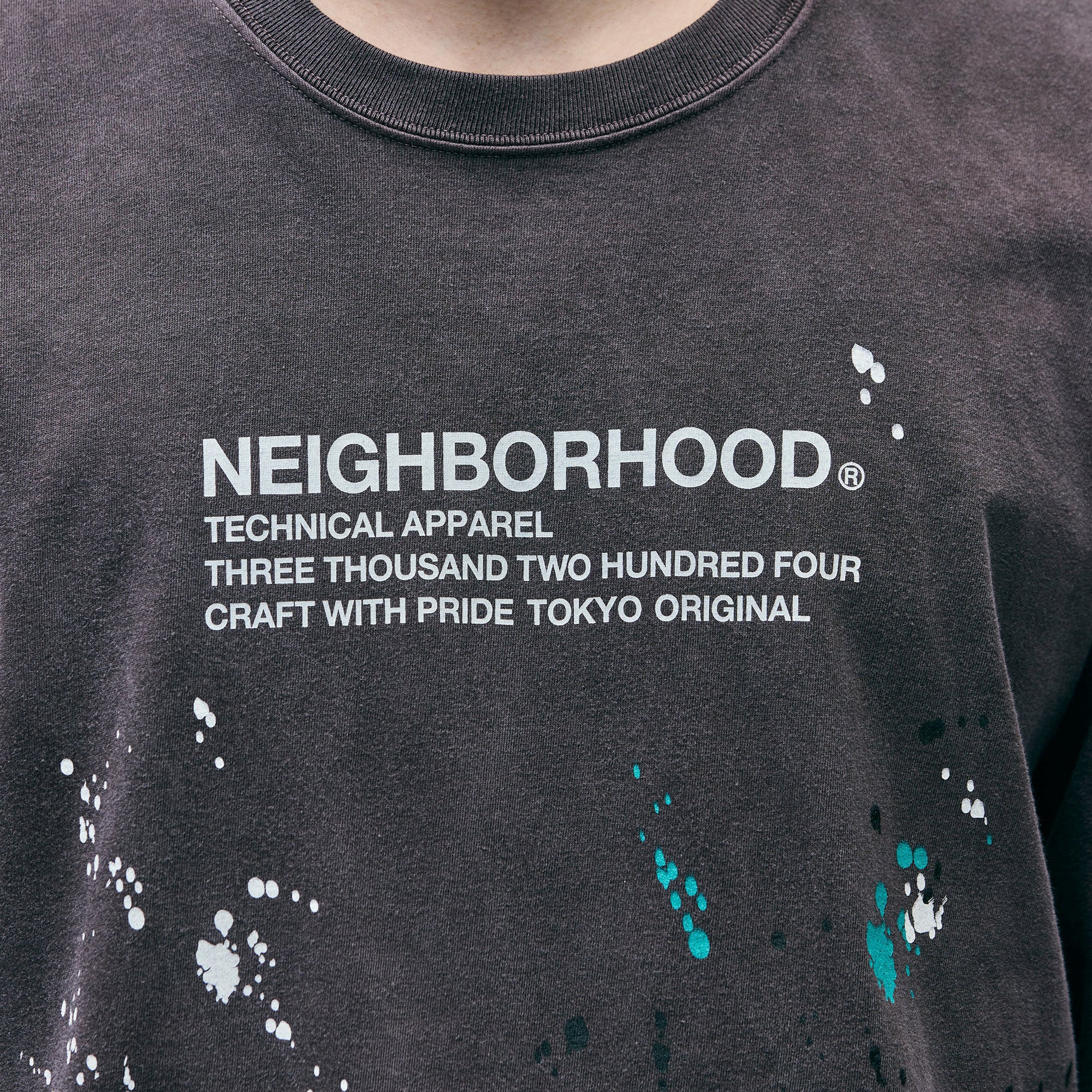 Neighborhood LS-18 Tee 'Black' - Image 3