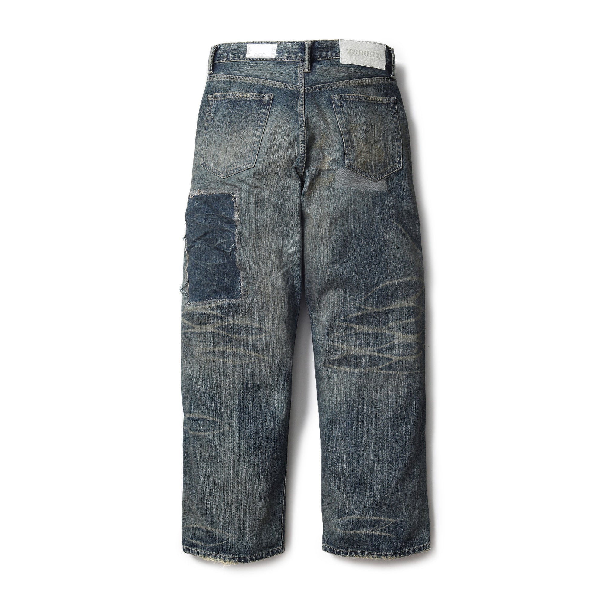 Neighborhood Savage Denim DP Wide Pants 'Indigo' - Image 2