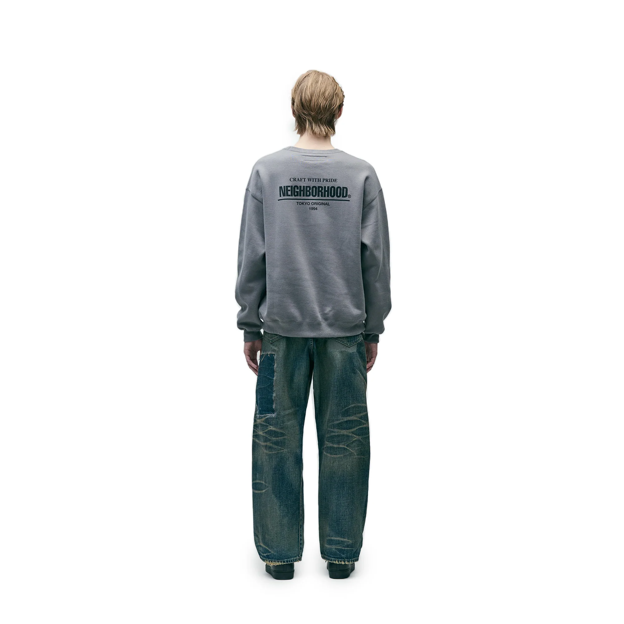 Neighborhood Savage Denim DP Wide Pants 'Indigo' - Image 3