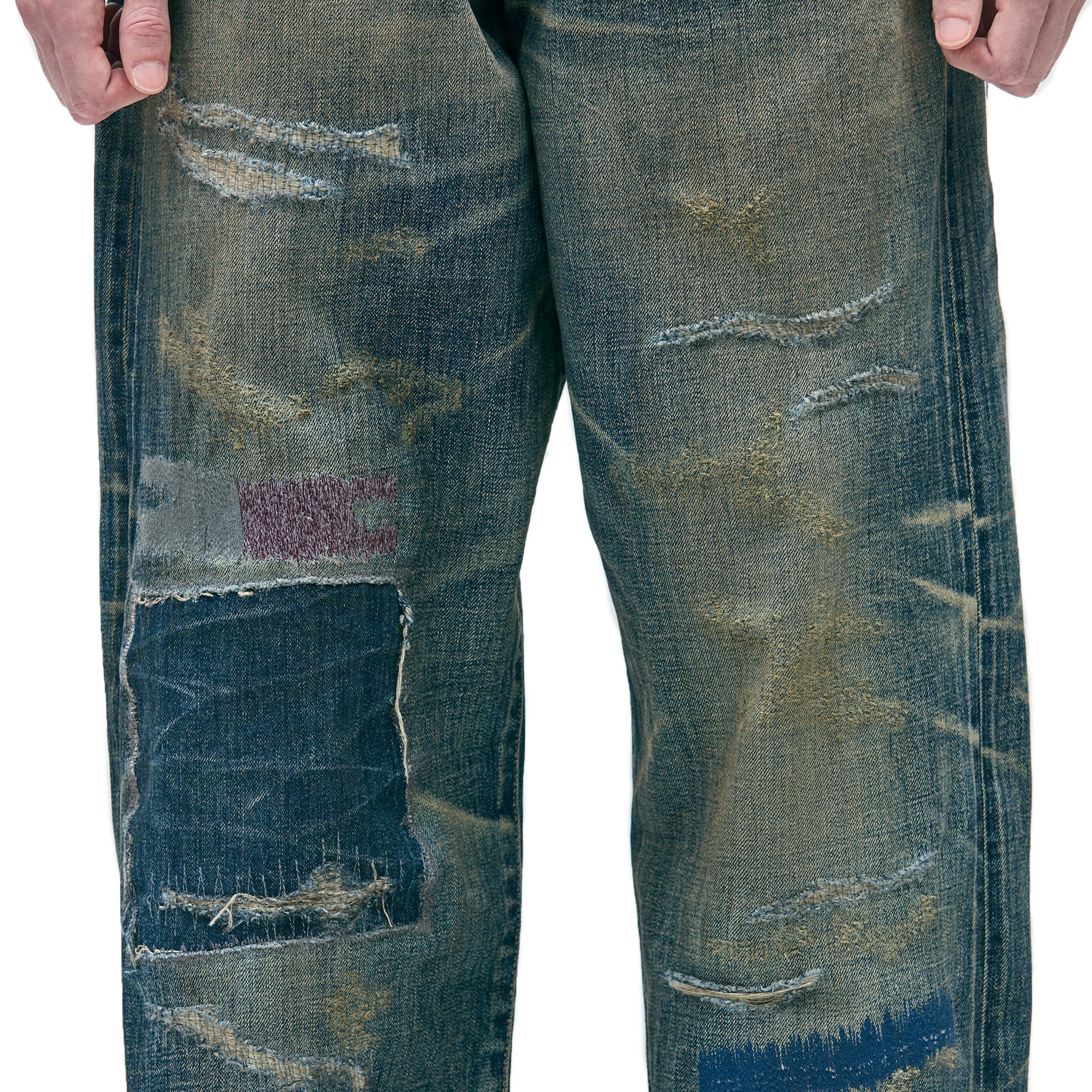 Neighborhood Savage Denim DP Wide Pants 'Indigo' - Image 4