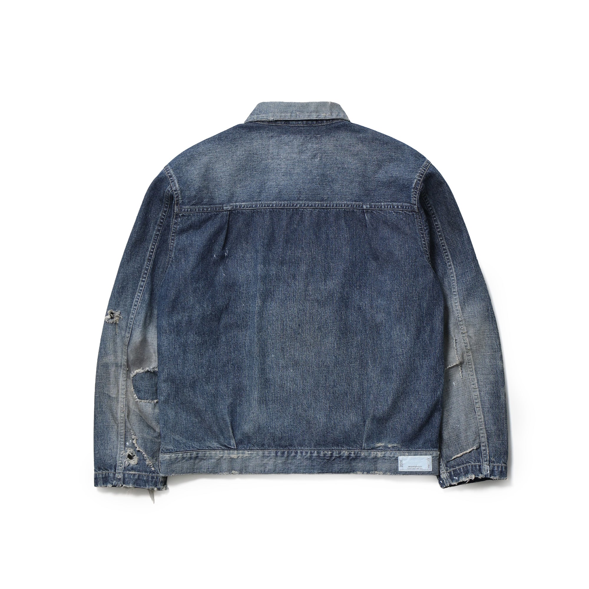 Neighborhood Savage LW Denim Zip Jacket 'Indigo' - Image 2