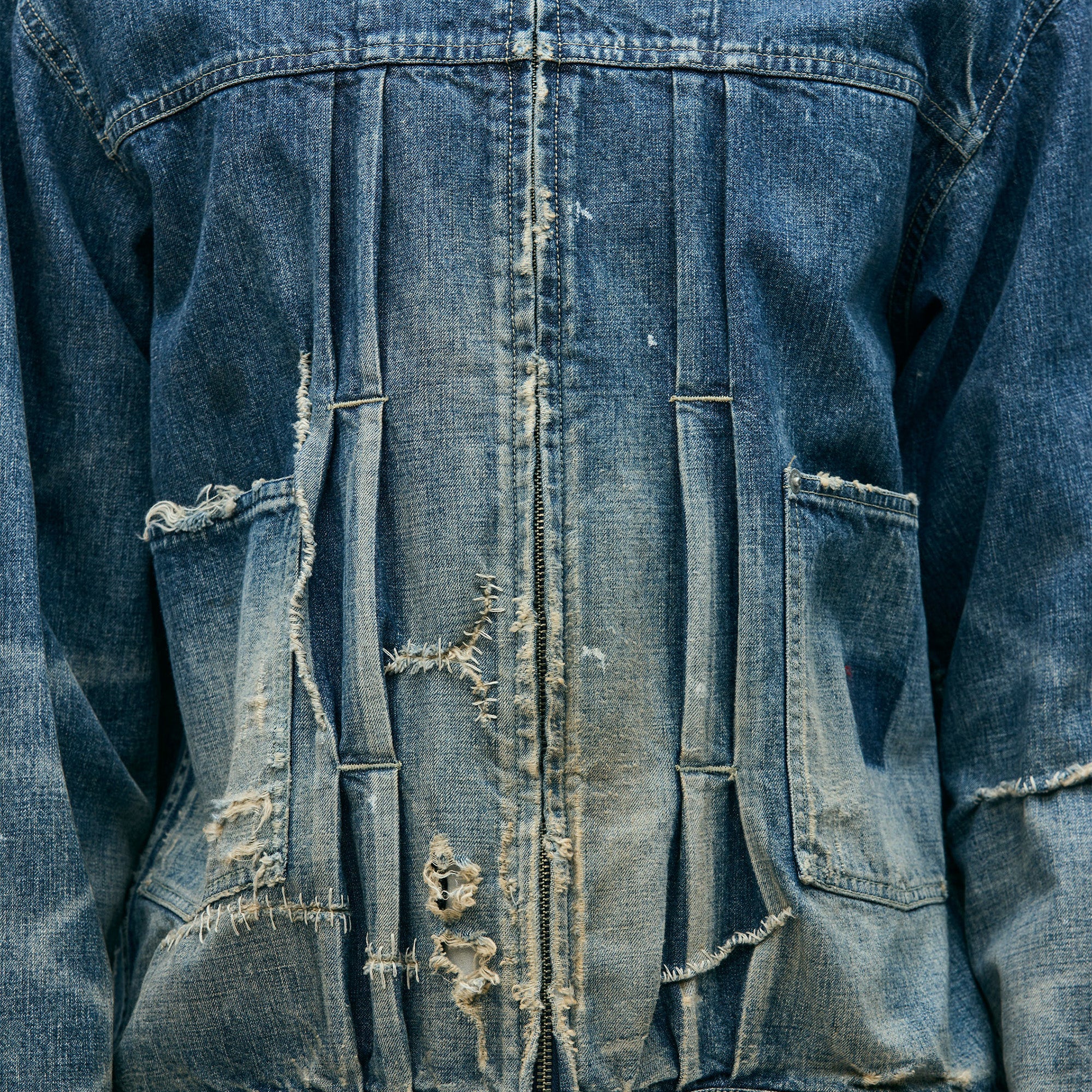 Neighborhood Savage LW Denim Zip Jacket 'Indigo' - Image 3