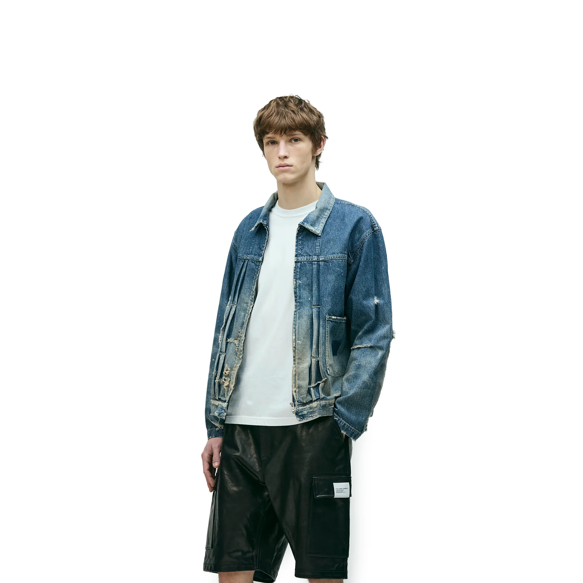 Neighborhood Savage LW Denim Zip Jacket 'Indigo' - Image 4